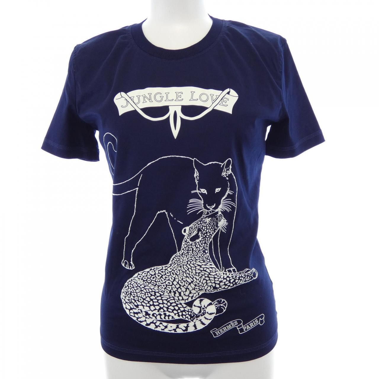 Hermes Hermes Hermès JUNGLE LOVE34 T-shirt Textile T-Shirts DUTY FREE for USA Size ONE SIZE - 1 Thumbnail