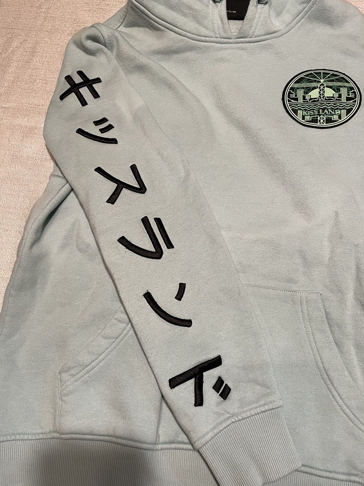 The Weeknd 5 YEAR ANNIVERSARY KISS LAND EMBROIDERED SKYLINE HOODIE Size US M / EU 48-50 / 2 - 8 Thumbnail