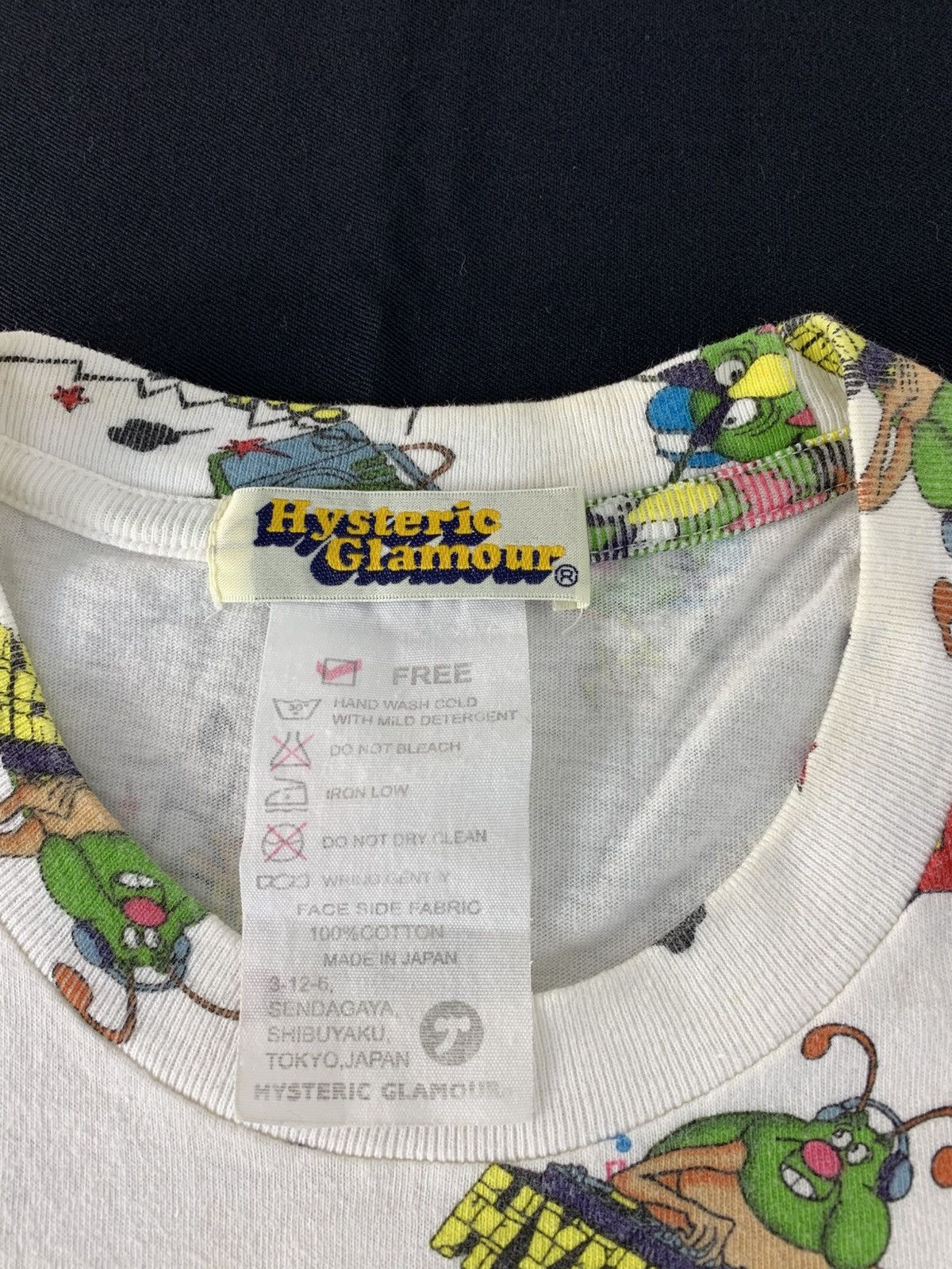 Hysteric Glamour Hysteric Glamour Bugs Rock You Ovp Printed Tee Size US S / EU 44-46 / 1 - 4 Thumbnail