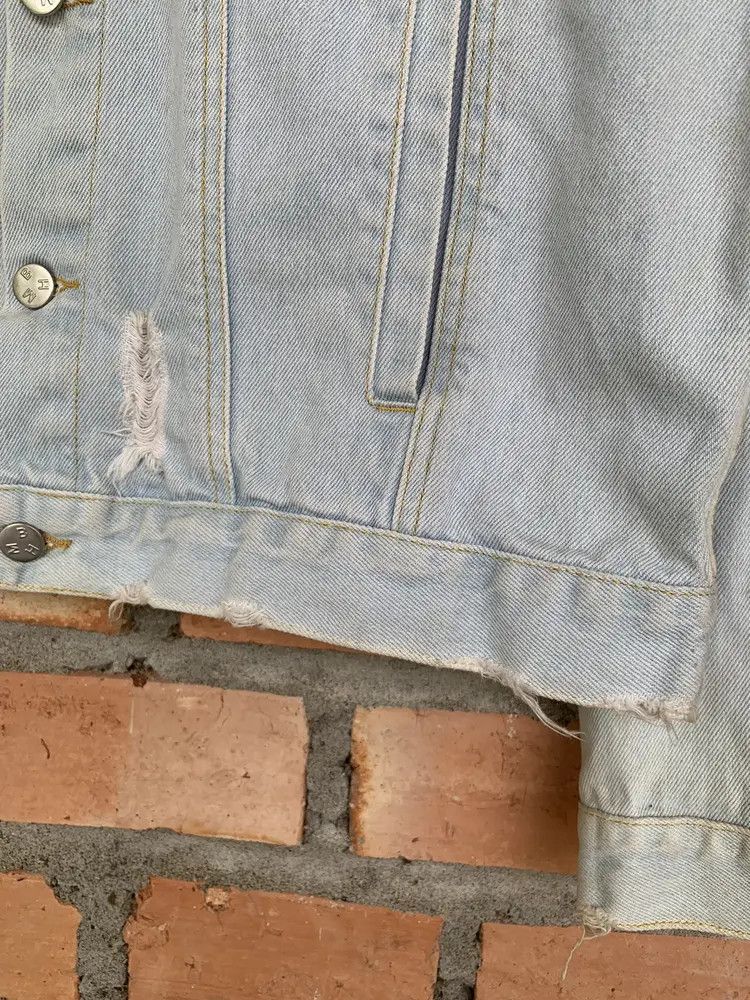 Misbhv SS16 ripped DRAINED washed blue denim jacket Size US M / EU 48-50 / 2 - 15 Thumbnail
