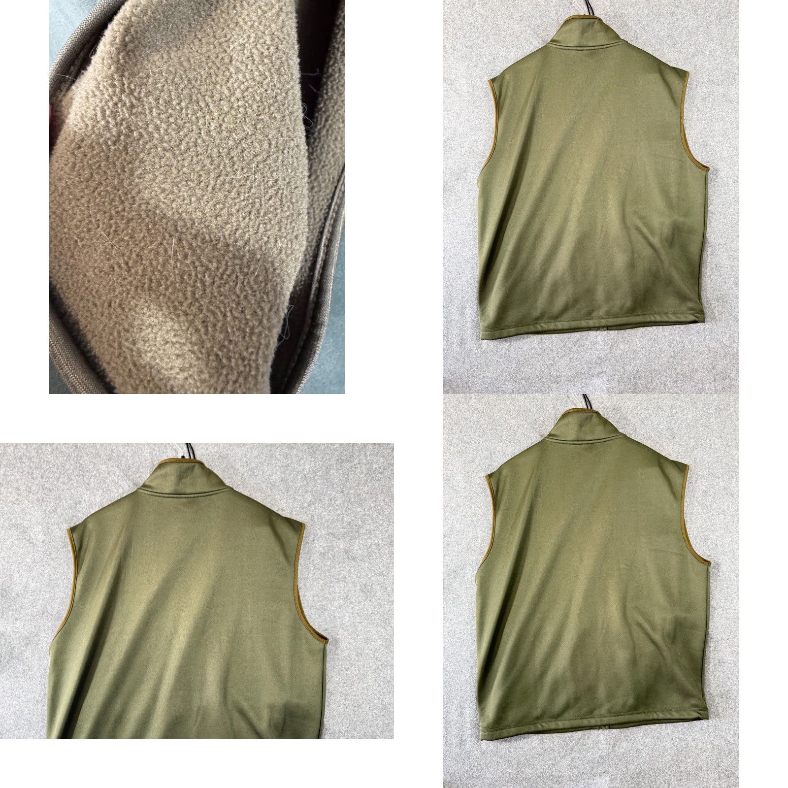 Olive Ducks Unlimited Vest Mens XL Olive Green Fleece Lined Embroidered Logo Outdoor Size US XL / EU 56 / 4 - 8 Thumbnail