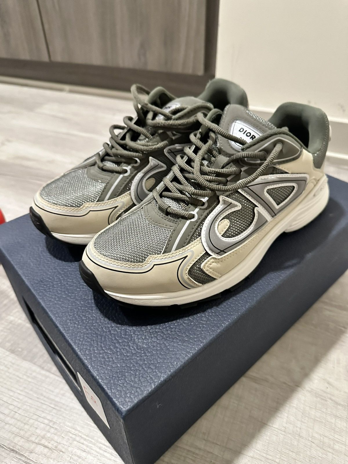 Dior Christian Dior b30 olive/cream Size US 9 / EU 42 - 5 Thumbnail
