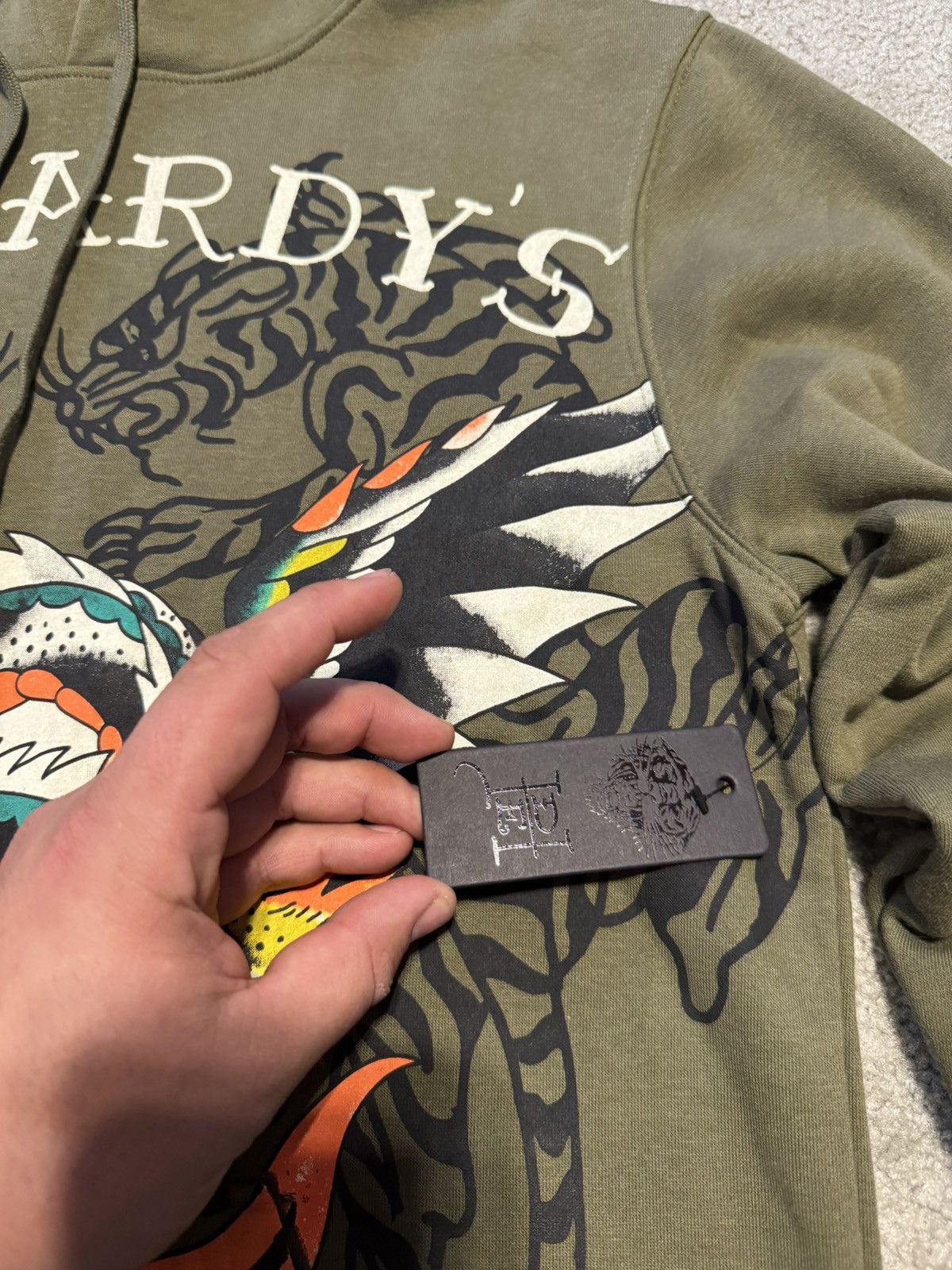Ed Hardy × Japanese Brand Hoodie Ed Hardy Size US S / EU 44-46 / 1 - 10 Thumbnail