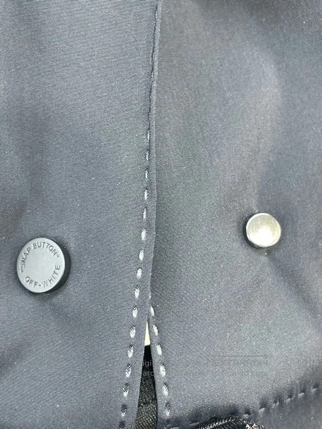 Off-White OFF WHITE Black Letter Trench Coat. Size US XXS / EU 40 - 5 Thumbnail