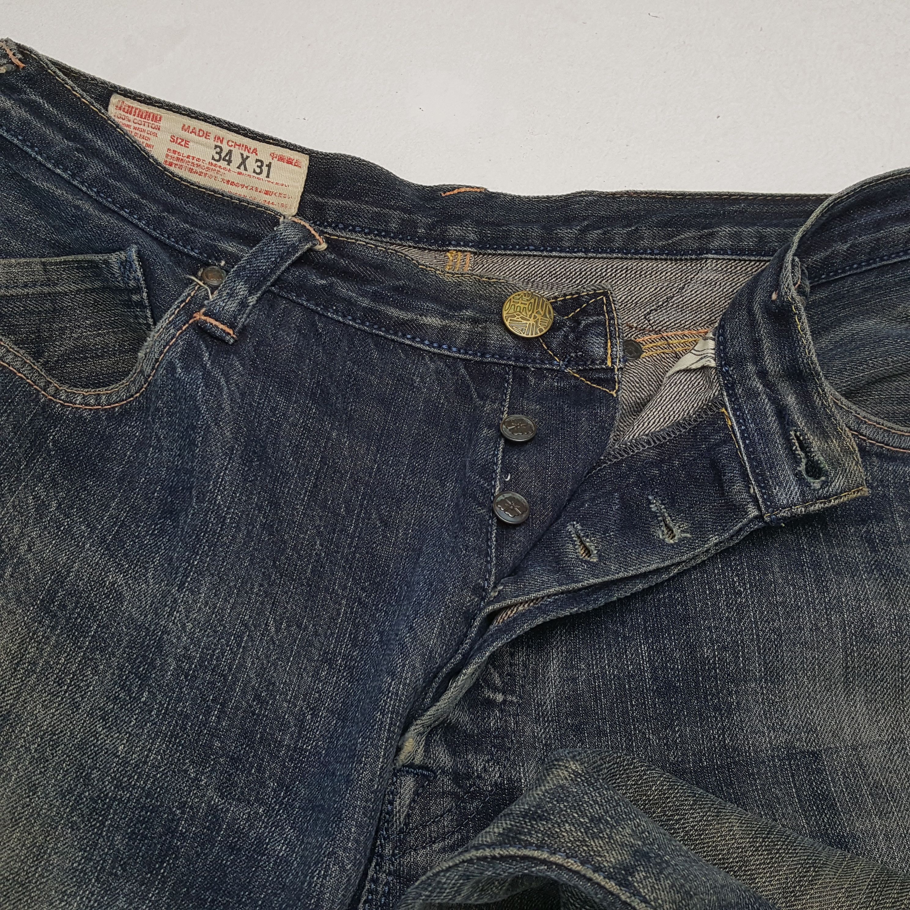 Evisu EVISU Japanese Brand Streetwear Custom Daicock Jeans Size US 32 / EU 48 - 13 Thumbnail