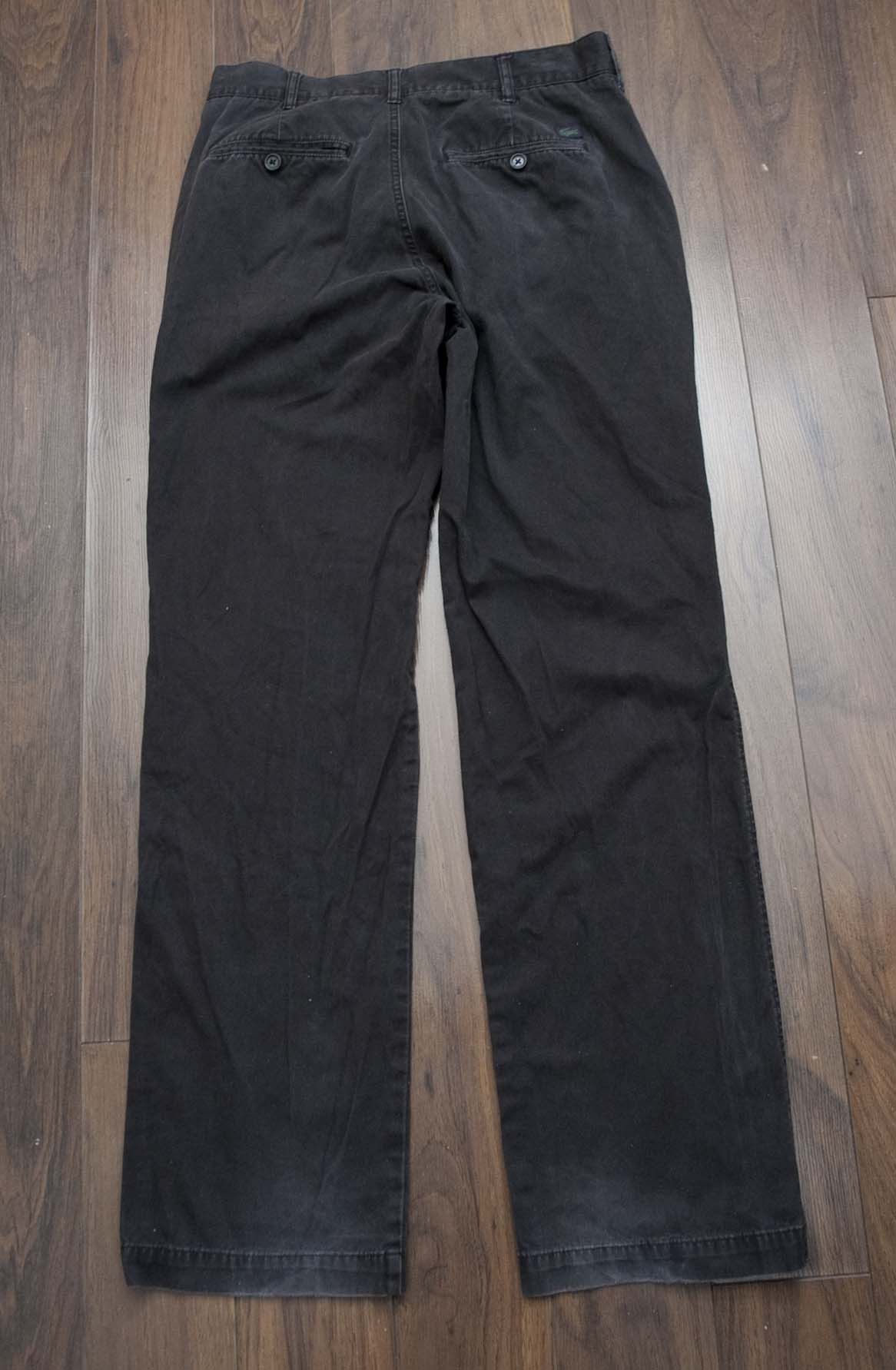 Lacoste Lacoste Pants Size 31x31.5 Black Size US 31 - 2 Thumbnail