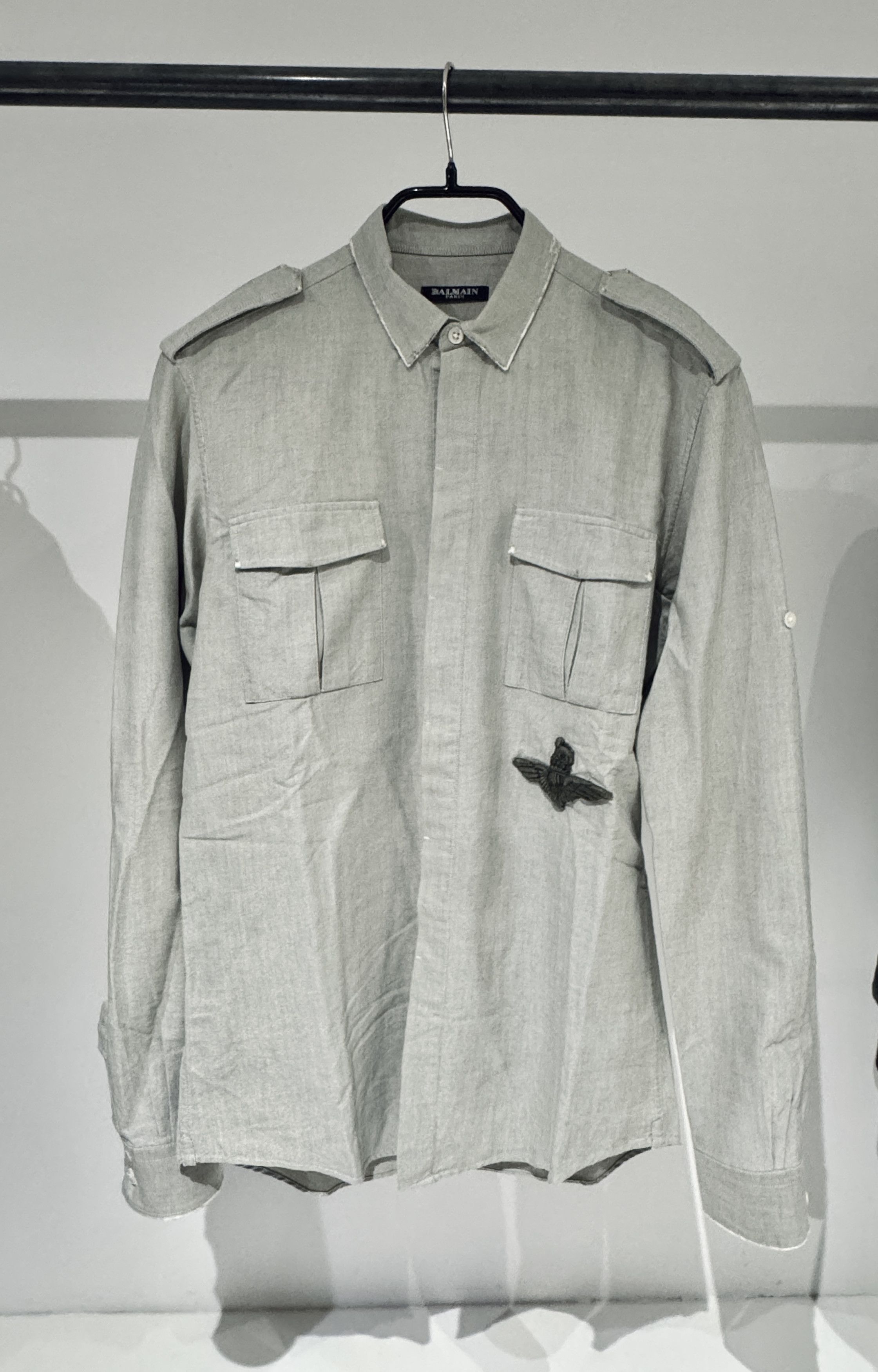 Rare 2010 Balmain shirt of the Christophe Decarnin period