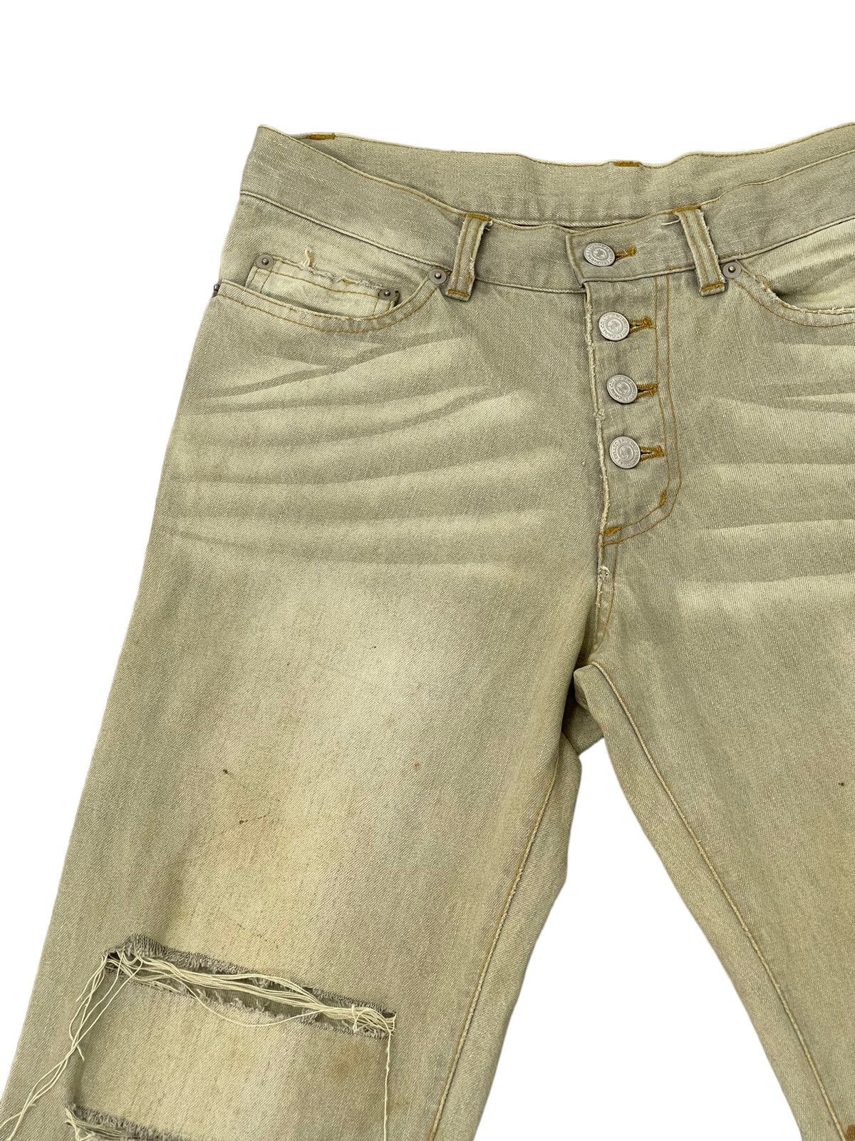 Tornado Mart Flare Jeans Tornado Mart Distress Dirty Faded Boot Cut 7🟦5 Size US 31 - 8 Thumbnail