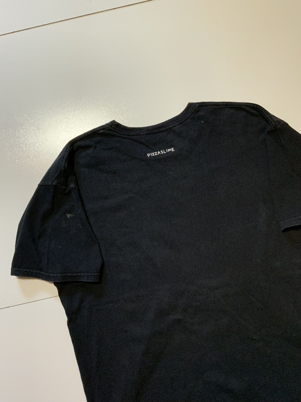 Pizza Slime Sold Out!! Pizza Slime Empty Box Logo Black S/S Crew T-shirt Size US XL / EU 56 / 4 - 5 Thumbnail