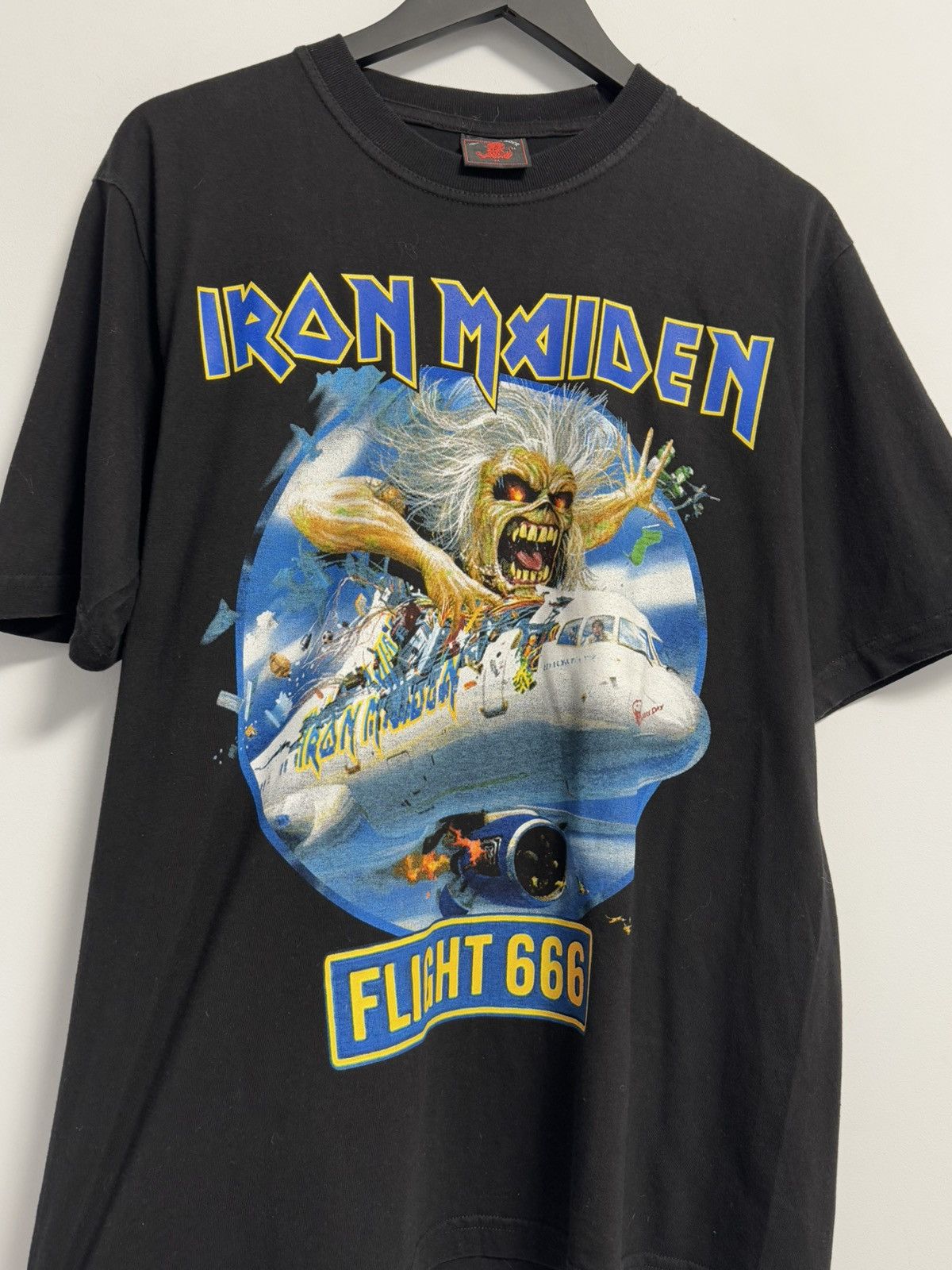 Iron Maiden × Vintage VINTAGE 2009 IRON MAIDEN FLIGHT 666 T T-SHIRT Size US M / EU 48-50 / 2 - 9 Thumbnail