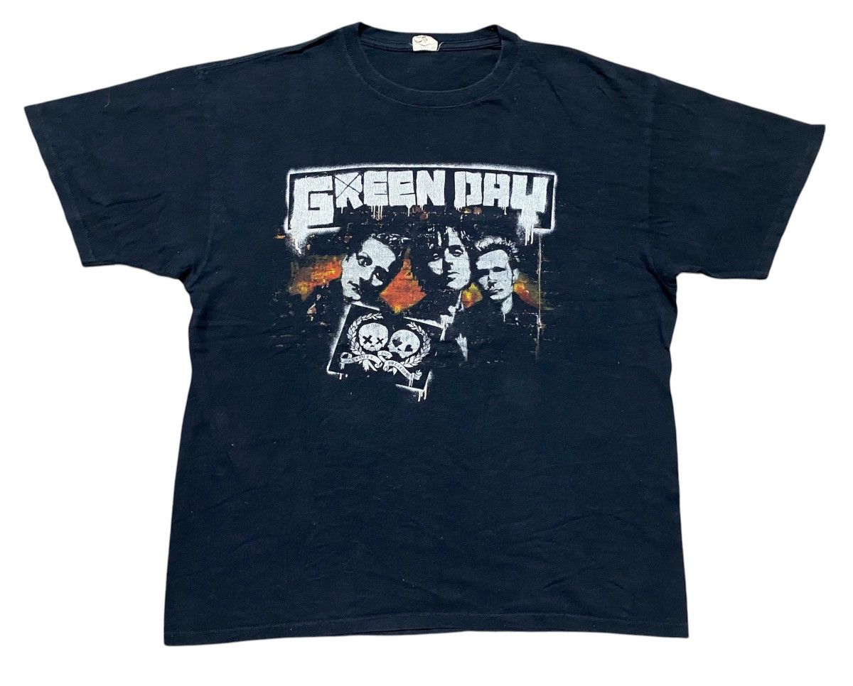 Band Tees × Vintage Vintage Y2K Green Day American Rock Band Size US XL / EU 56 / 4 - 1 Thumbnail