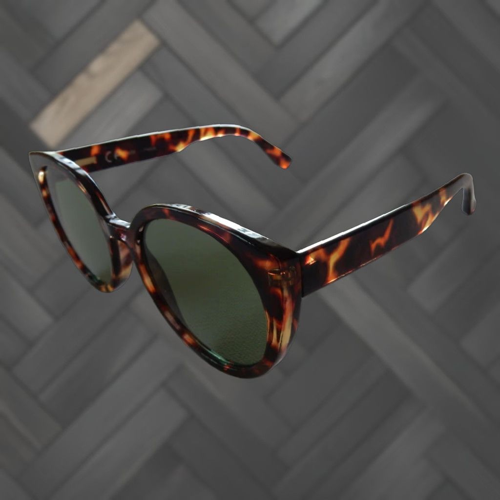 J.Crew VINTAGE J.CREW Sunglasses Women Brown Small Scratch Resistant Accessories Size ONE SIZE - 1 Thumbnail
