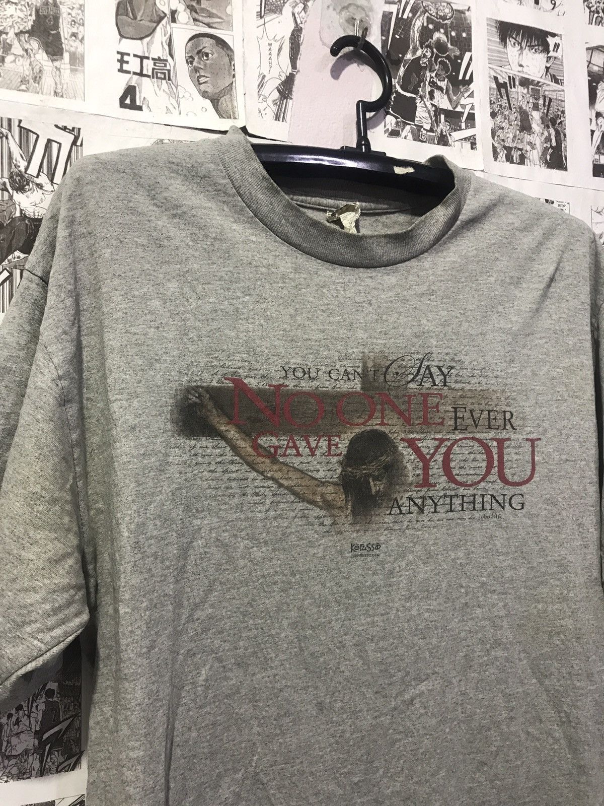Vintage Vintage Jesus You can Say No One Even Gave You Anything Size US L / EU 52-54 / 3 - 2 Thumbnail