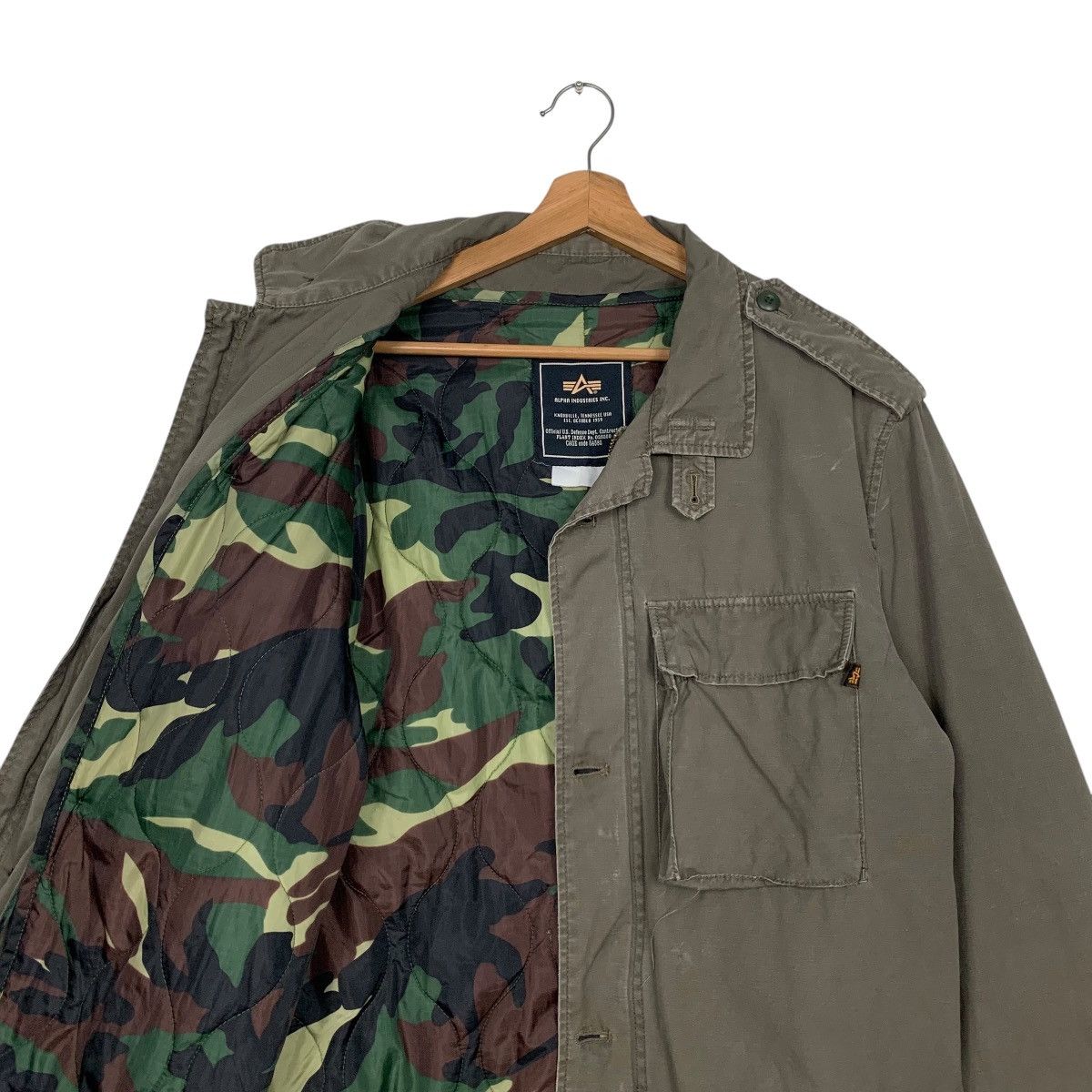 Alpha Industries ALPHA INDUSTRIES Camo Lined M65 Field Jacket #2839-C128 Size US M / EU 48-50 / 2 - 10 Thumbnail