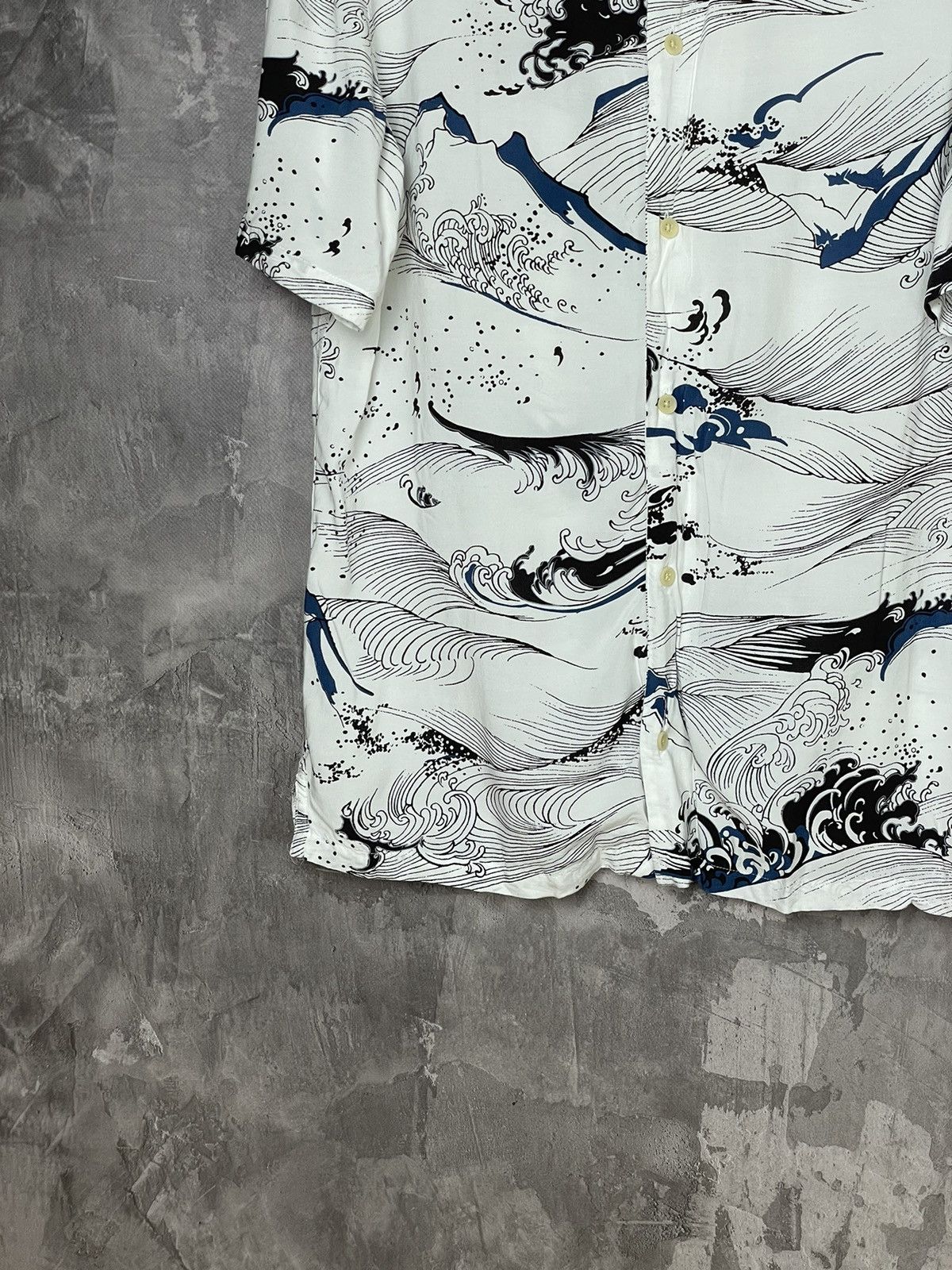 Allsaints Vintage Art Allsaints Hawaiian Japanese Brand Y2K shirt Size US M / EU 48-50 / 2 - 5 Thumbnail