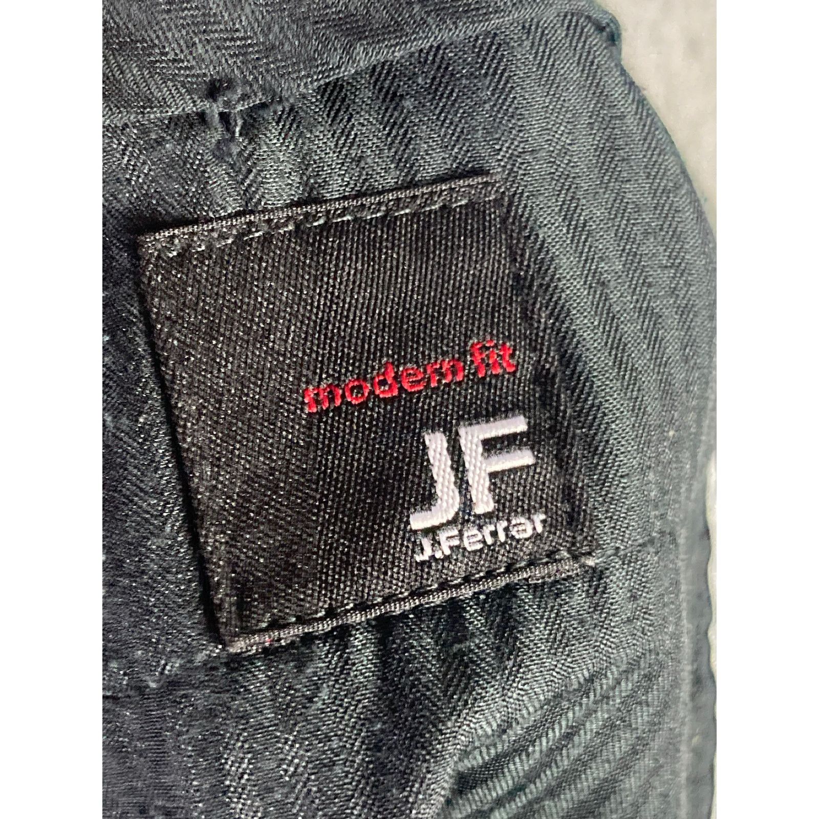 J Ferrar JF Ferrar Men's Modern Fit Dress Pants Gray Size 34x29 Size 34R - 5 Thumbnail