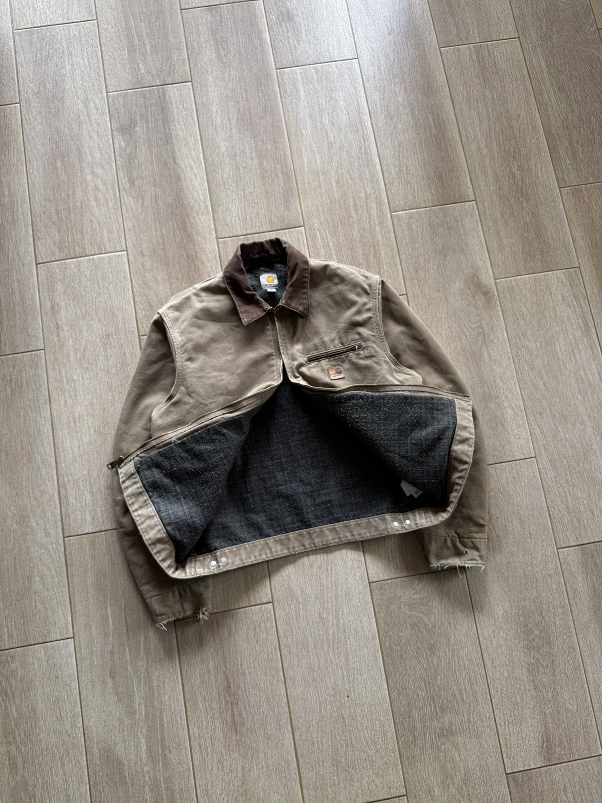 Carhartt J97 FRB Carhartt Detroit Jacket Size US L / EU 52-54 / 3 - 3 Thumbnail