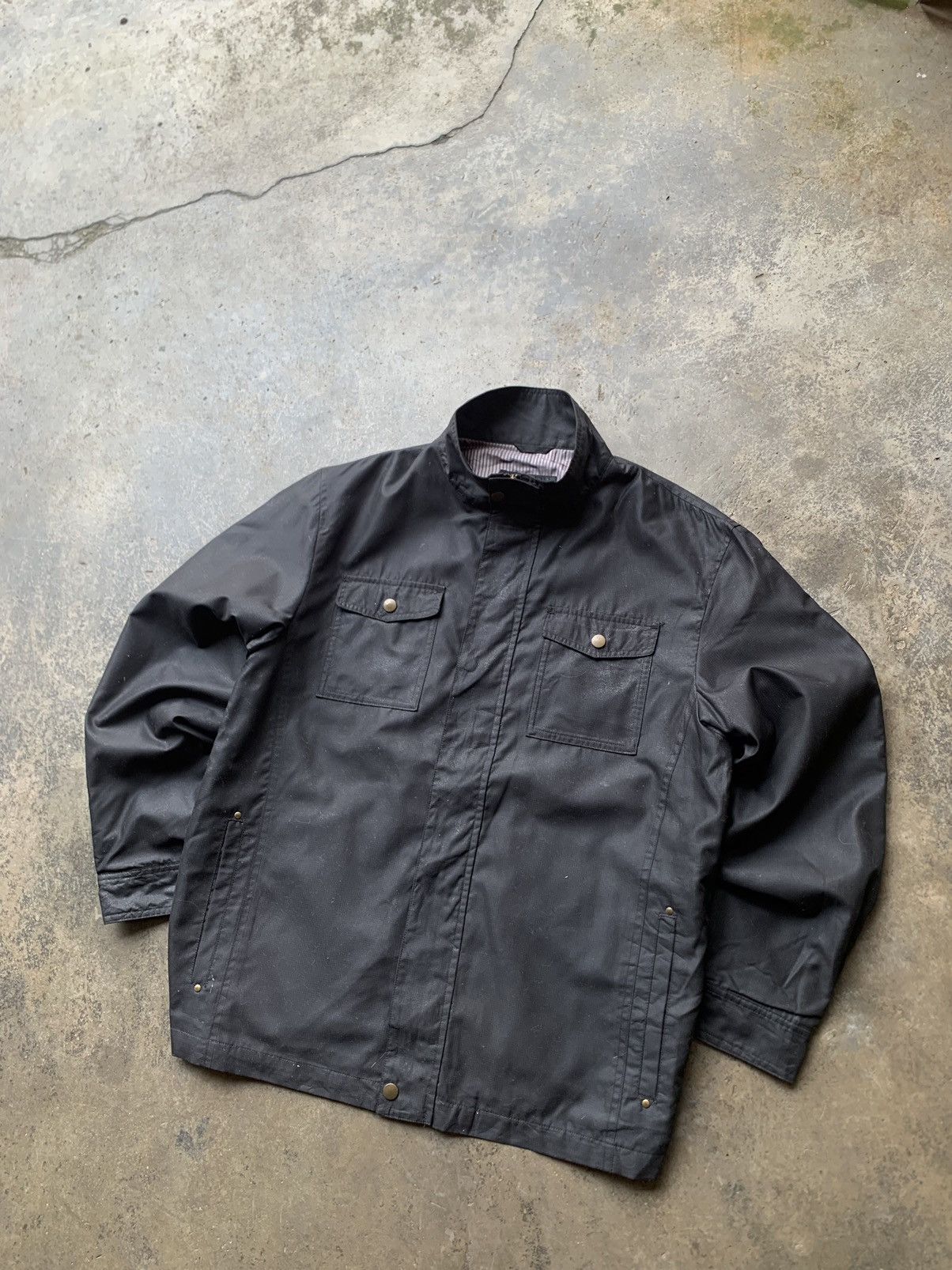 Kansai Yamamoto 👹Vintage KANSAI YAMAMOTO All Black Utility Jacket Size US L / EU 52-54 / 3 - 2 Thumbnail