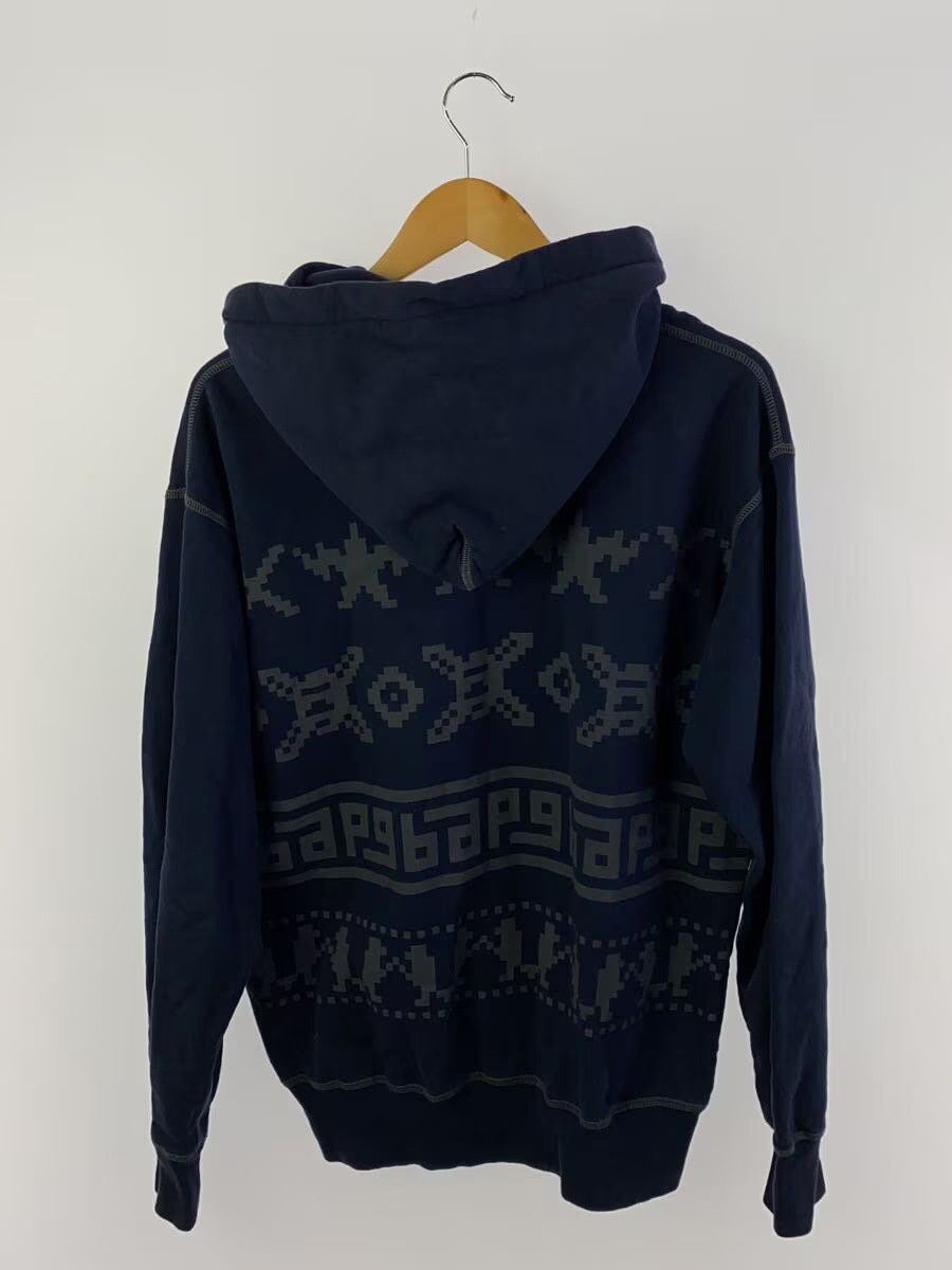Bape A Bathing Ape Monogram Cotton Parker Navy Size US L / EU 52-54 / 3 - 2 Thumbnail