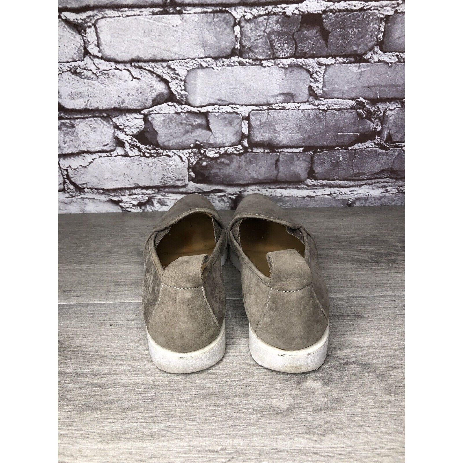 Everlane Everlane Gray Suede Almond Toe Slip On Casual Loafer Shoes W Size US 6 / IT 36 - 4 Thumbnail