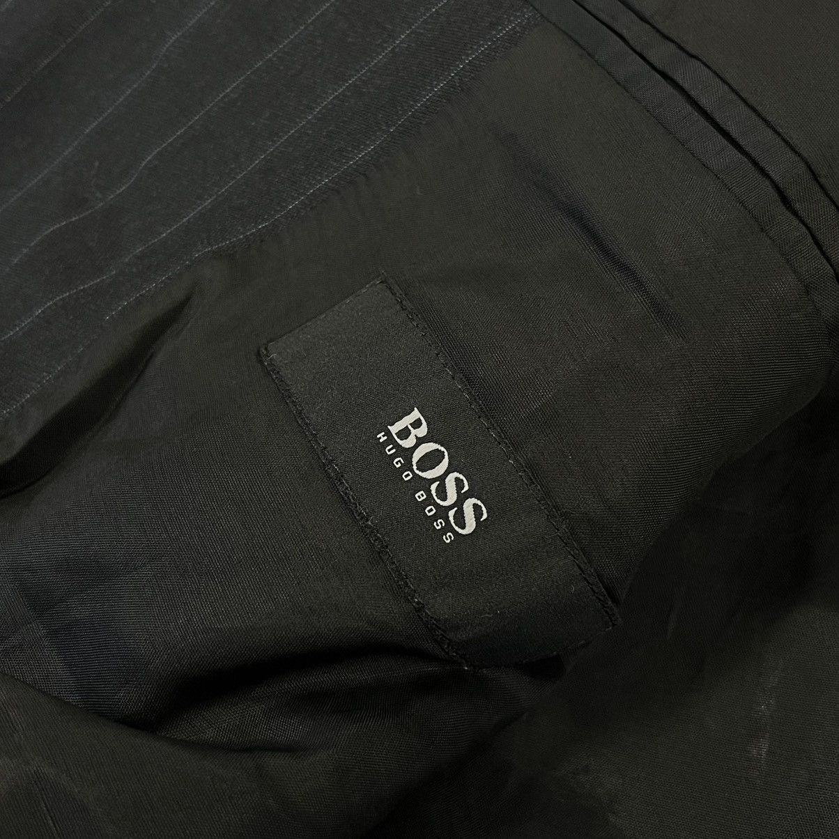 Hugo Boss Black Hugo Boss striped blazer jacket Super 100 Size 48R - 6 Thumbnail