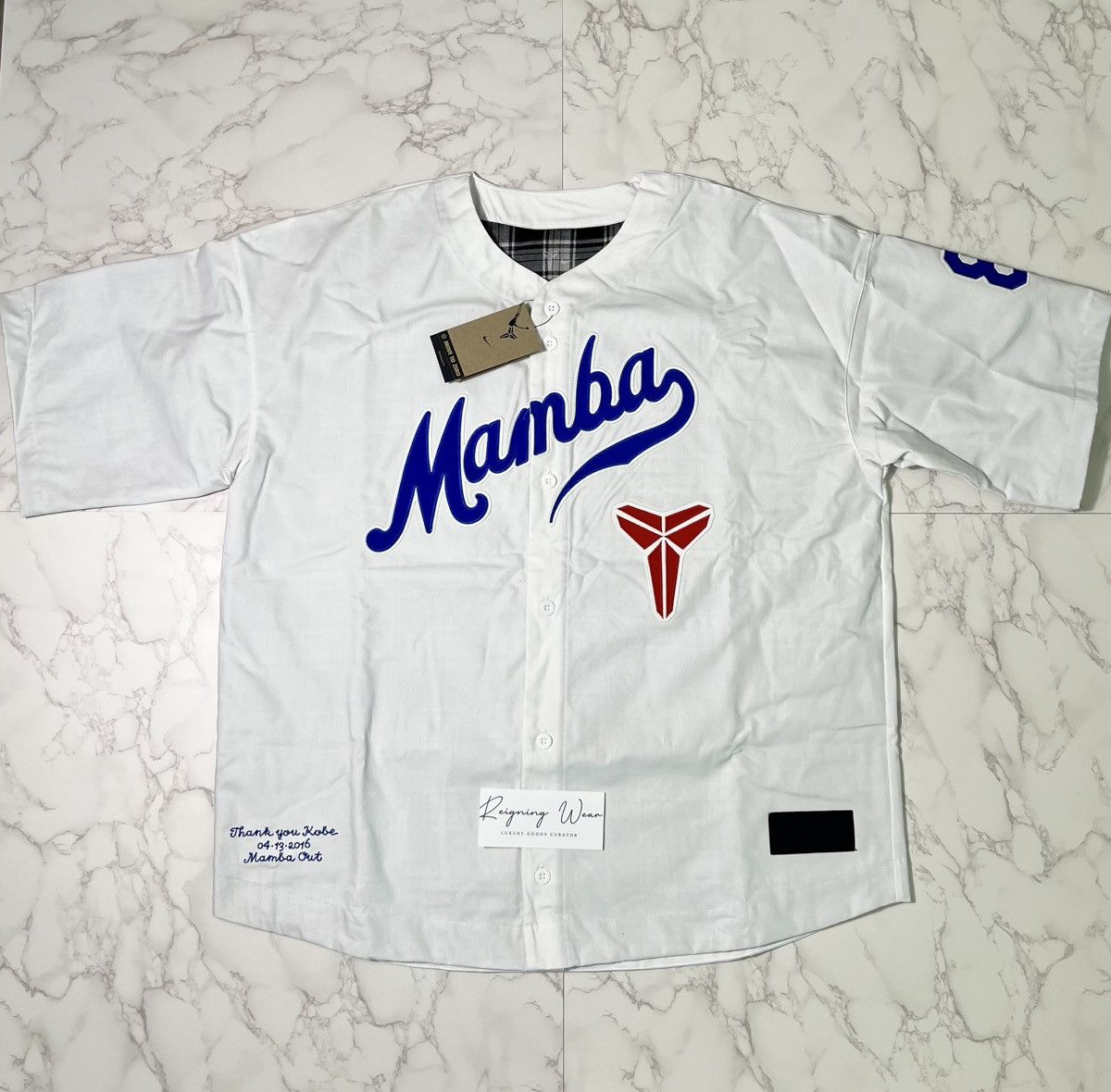 トップス Nike Kobe Details Baseball Uniform XL Kobe Details Apparel Collection release date. Nike SNKRS