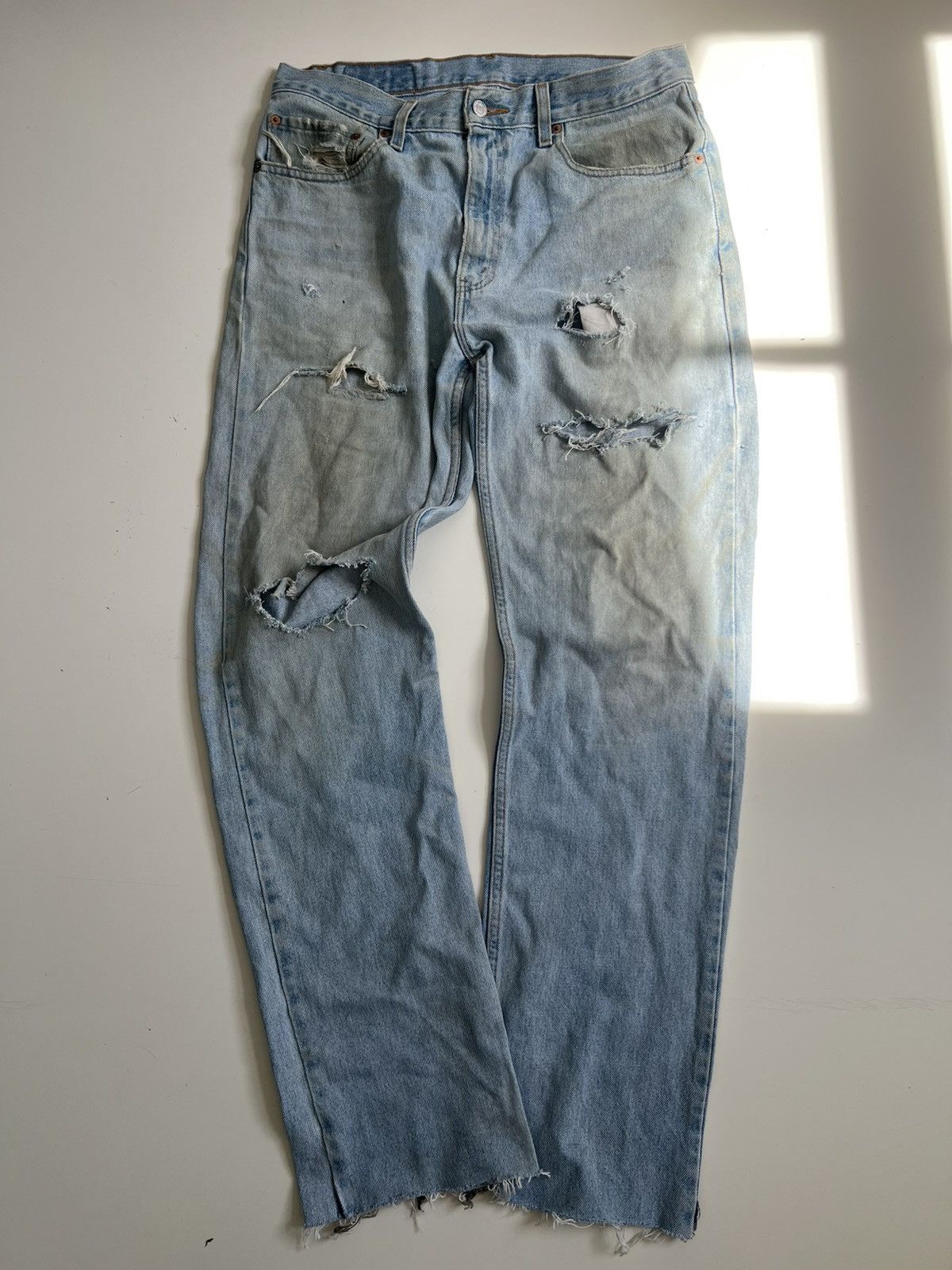 Levi's Vintage Levi’s 505 Thrashed Size US 34 / EU 50 - 1 Thumbnail