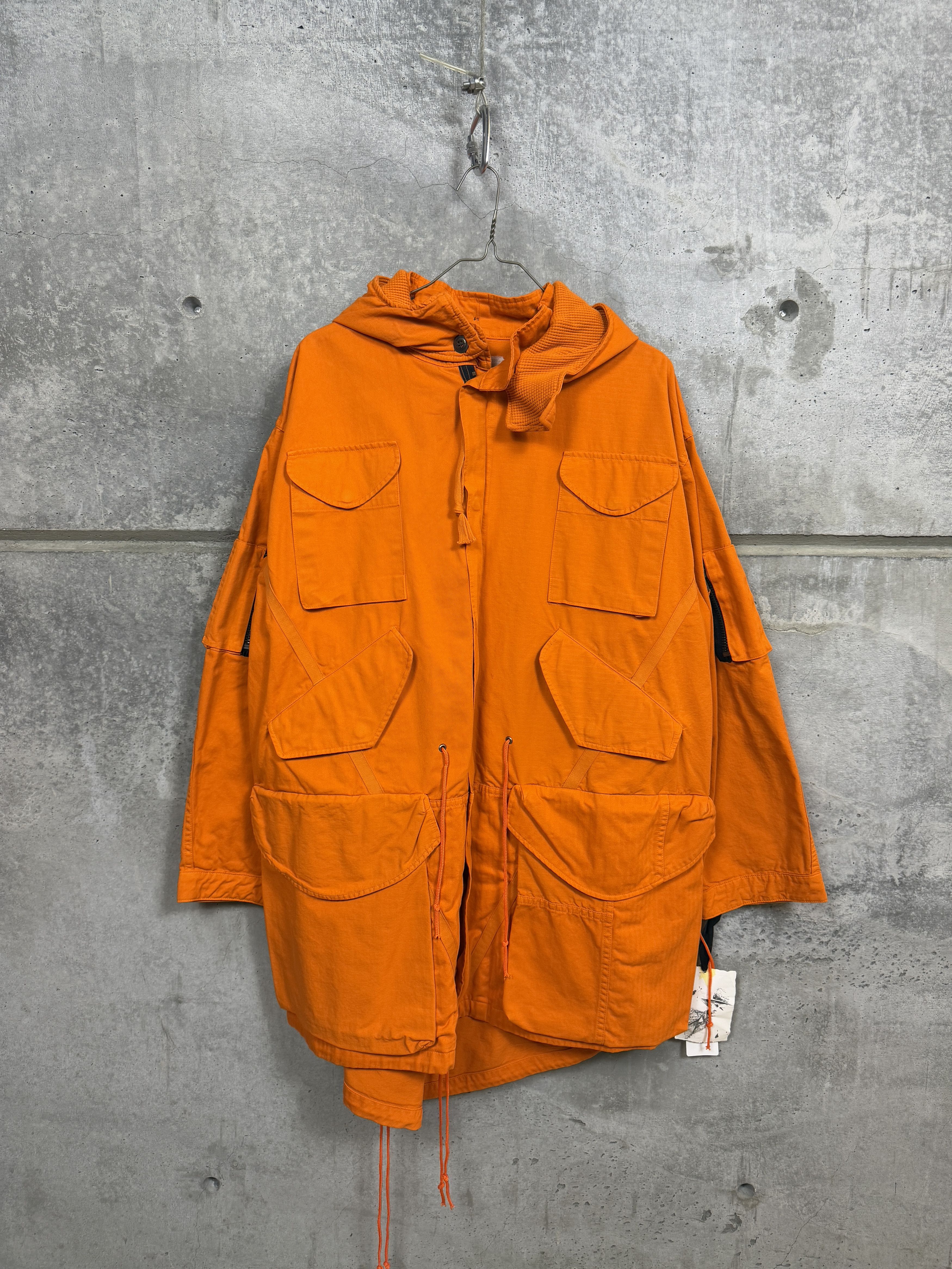 Greg Lauren $1350 Greg Lauren Orange Fishtail Parka Size US M / EU 48-50 / 2 - 5 Thumbnail