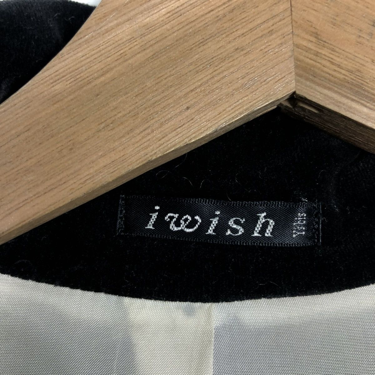 Yohji Yamamoto 🔥Rich Black - Velvet Fly Coats Long Jacket I Wish Y’s Bis Size M / US 6-8 / IT 42-44 - 13 Thumbnail