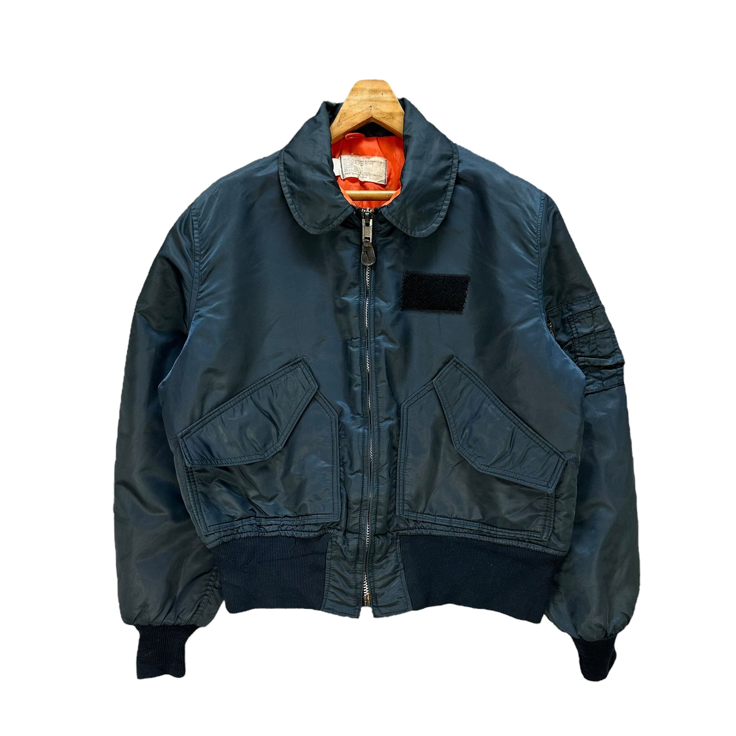 Vintage 80’s CORINTH Usa MA 2 Bombers Jacket Flight Jacket #A67-1609 Size US L / EU 52-54 / 3 - 1 Thumbnail
