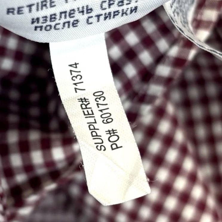 Ralph Lauren VINTAGE? No — Ralph Lauren Check Shirt Custom Fit Large Mens Red White Button Down Long Sleeve Casual Shirt Size US L / EU 52-54 / 3 - 7 Thumbnail