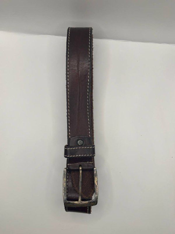 Vintage Vintage Italian Dark Brown Leather Belt INTENSO by Beluno Size ONE SIZE - 9 Thumbnail