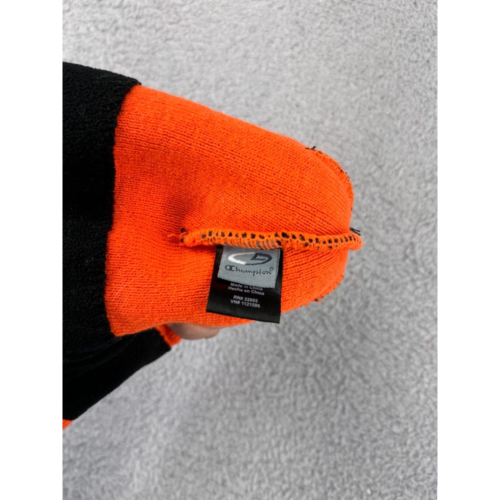 Champion Champion Toque Hat Men One Size Gray Knit 100% Acrylic Beanie Logo Ski Winter Adventure Size ONE SIZE - 6 Thumbnail