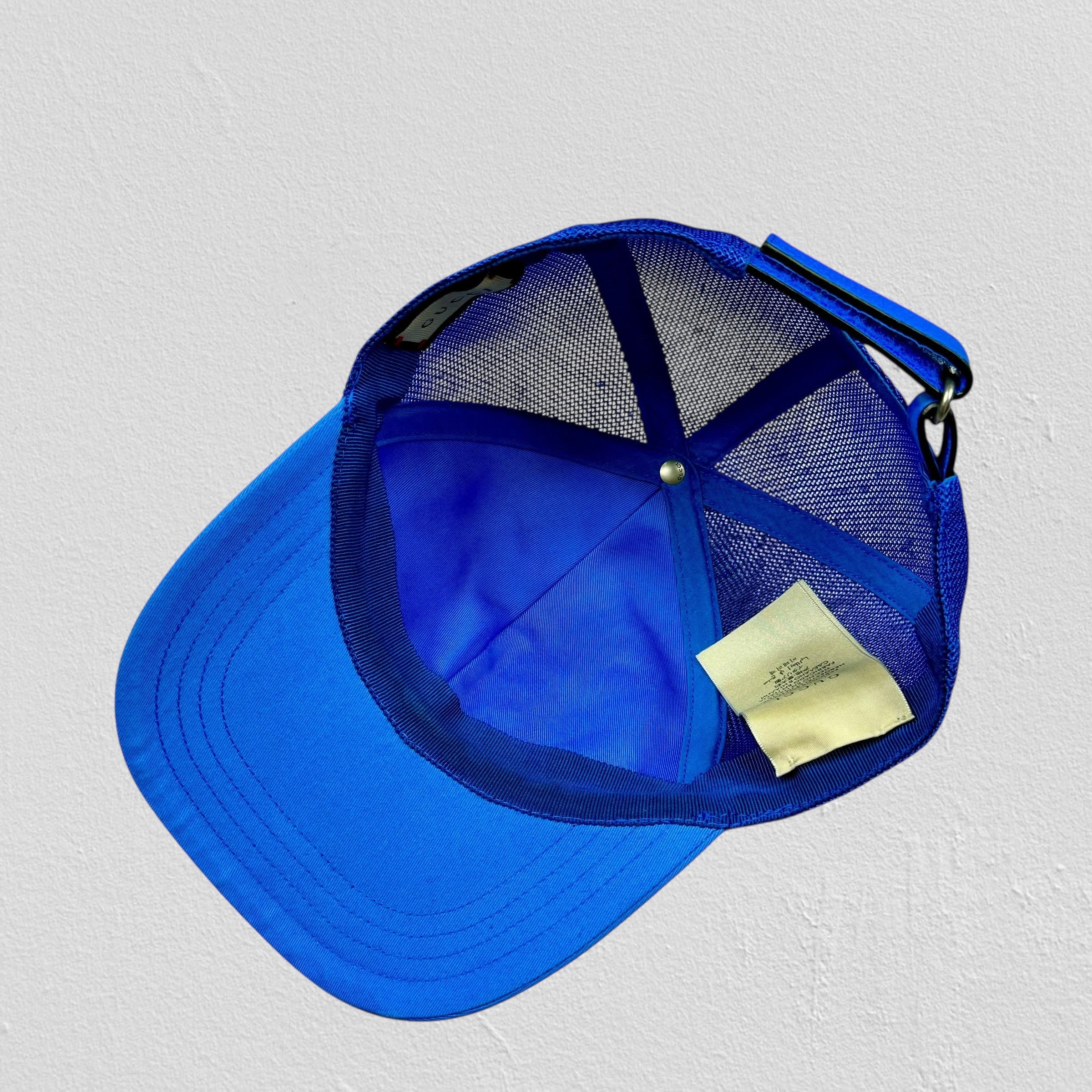 Gucci Gucci blue embroidered logo cap new Size ONE SIZE - 5 Thumbnail