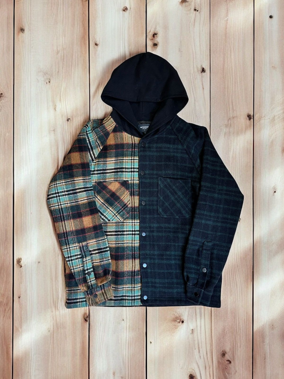 Represent hooded flannel sale