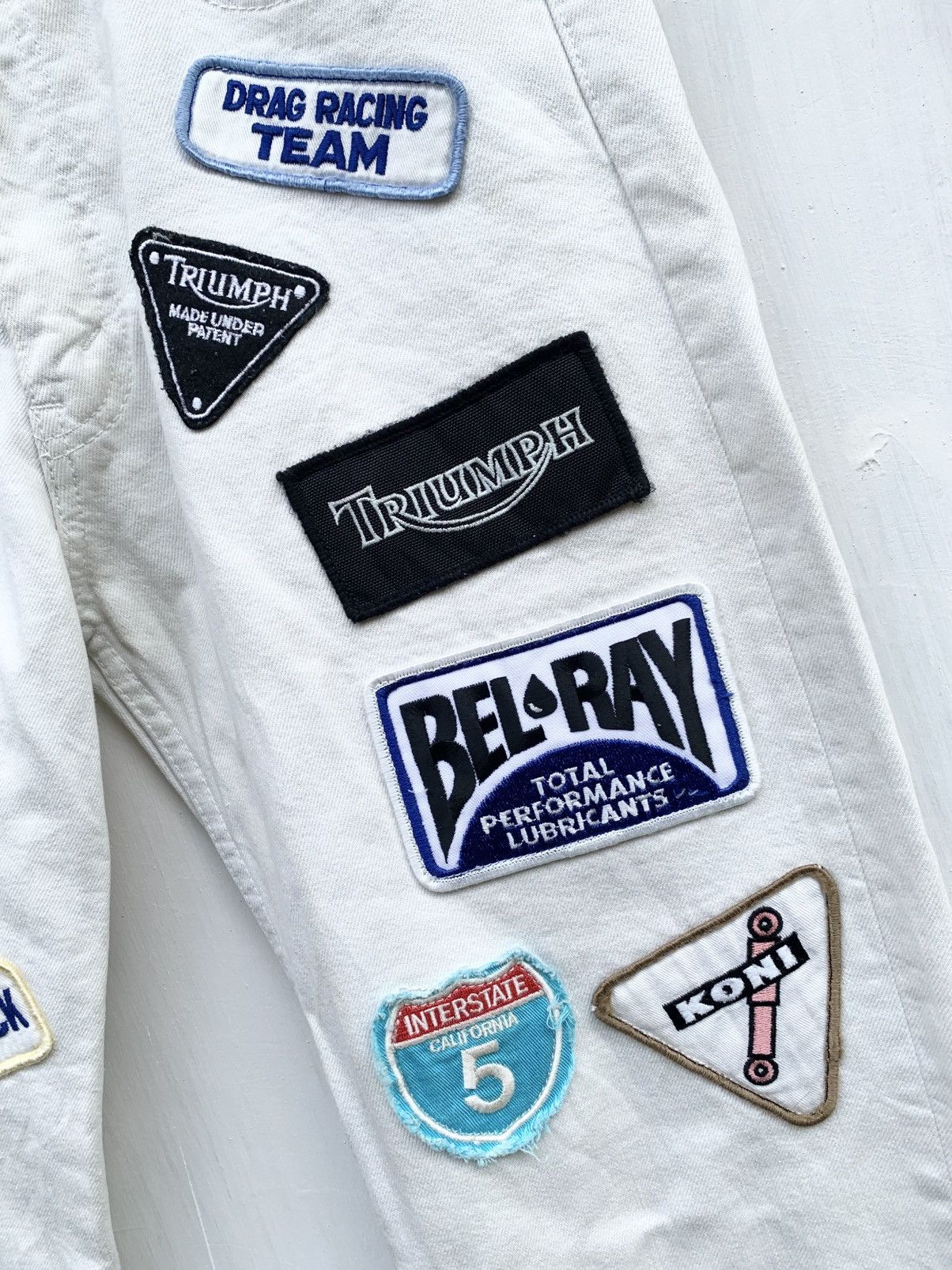 Comme des Garcons Homme Plus Comme des garcons x junya watanabe AD2002 motorcycle patch Size US 31 - 4 Thumbnail
