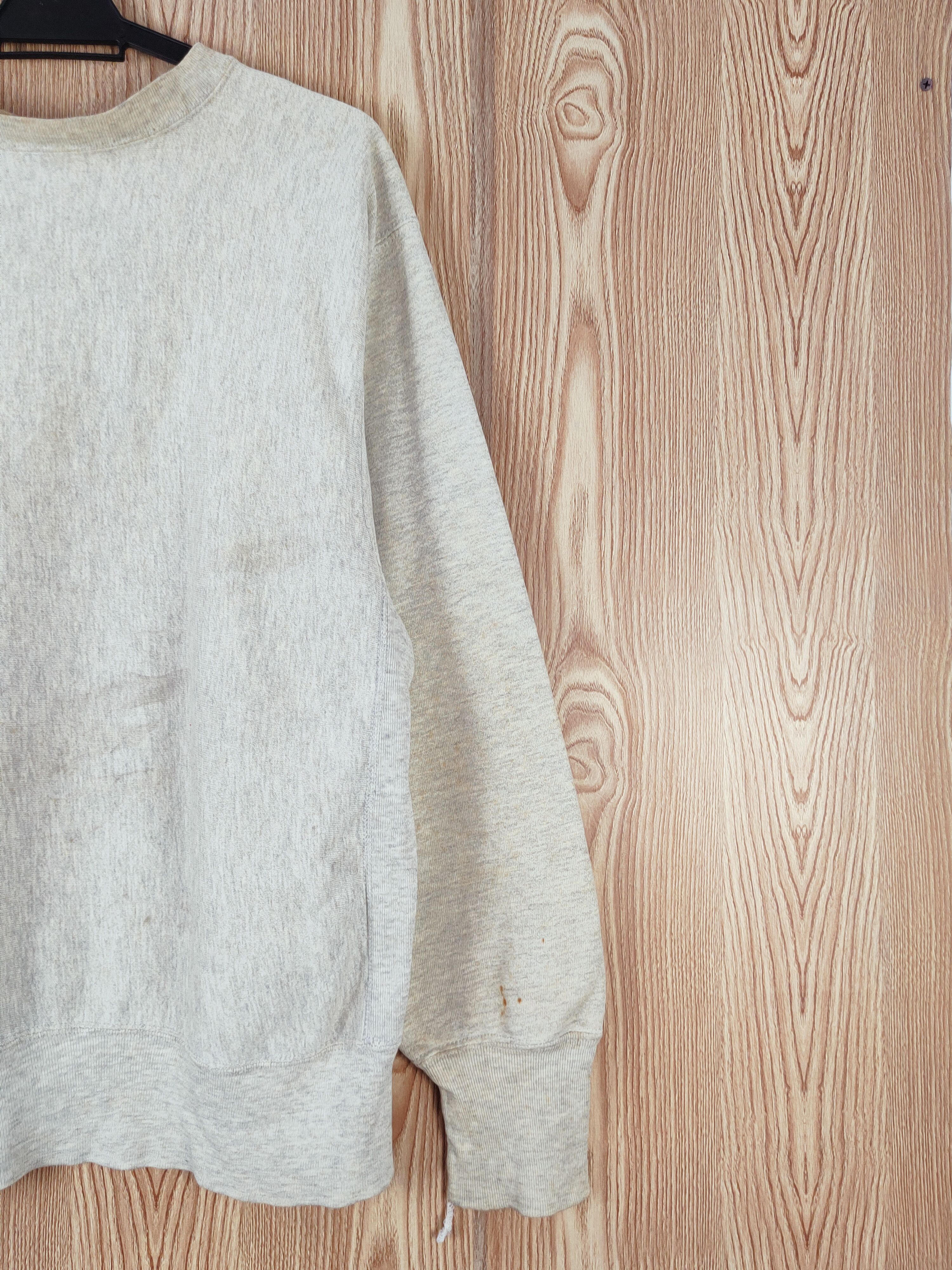 Champion Old Vintage 💥 Champion Gray Faded Sweatshirts (USA) Size US XL / EU 56 / 4 - 10 Thumbnail