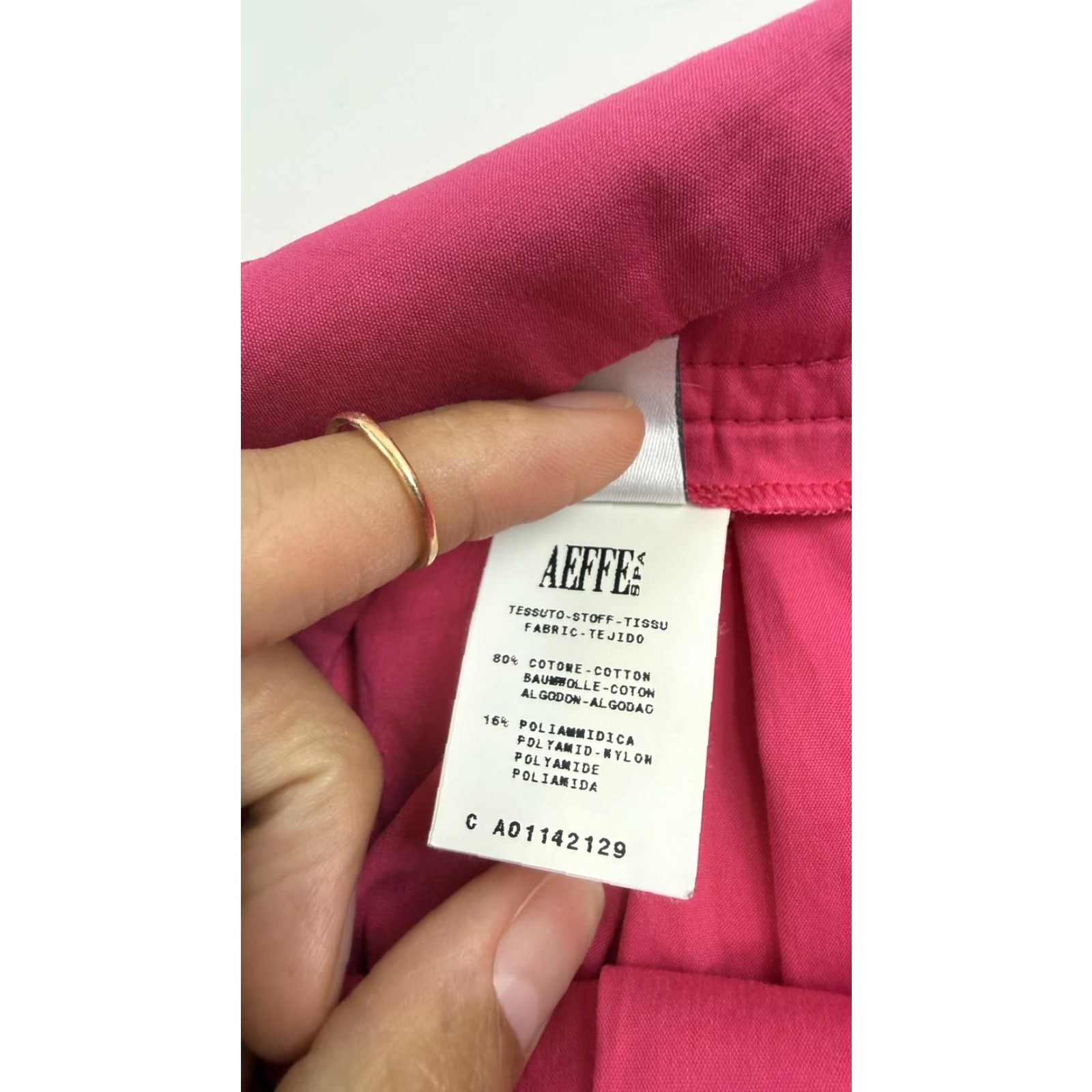 Alberta Ferretti Philosophy di Alberta Ferretti Skirt Womens 6 Pink Pleated A-Line Ribbon Trim Knee Length Size 28" / US 6 / IT 42 - 5 Thumbnail