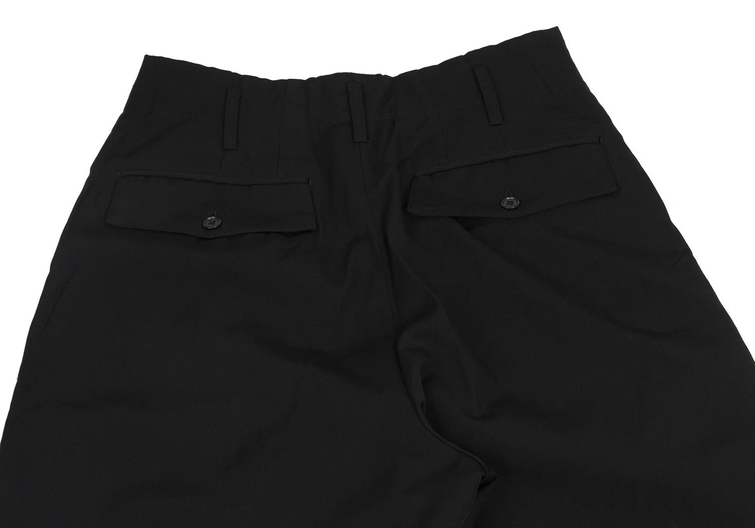 Yohji Yamamoto Yohji Yamamoto Wool Gabardine Tuck Pants Size US 30 / EU 46 - 12 Thumbnail
