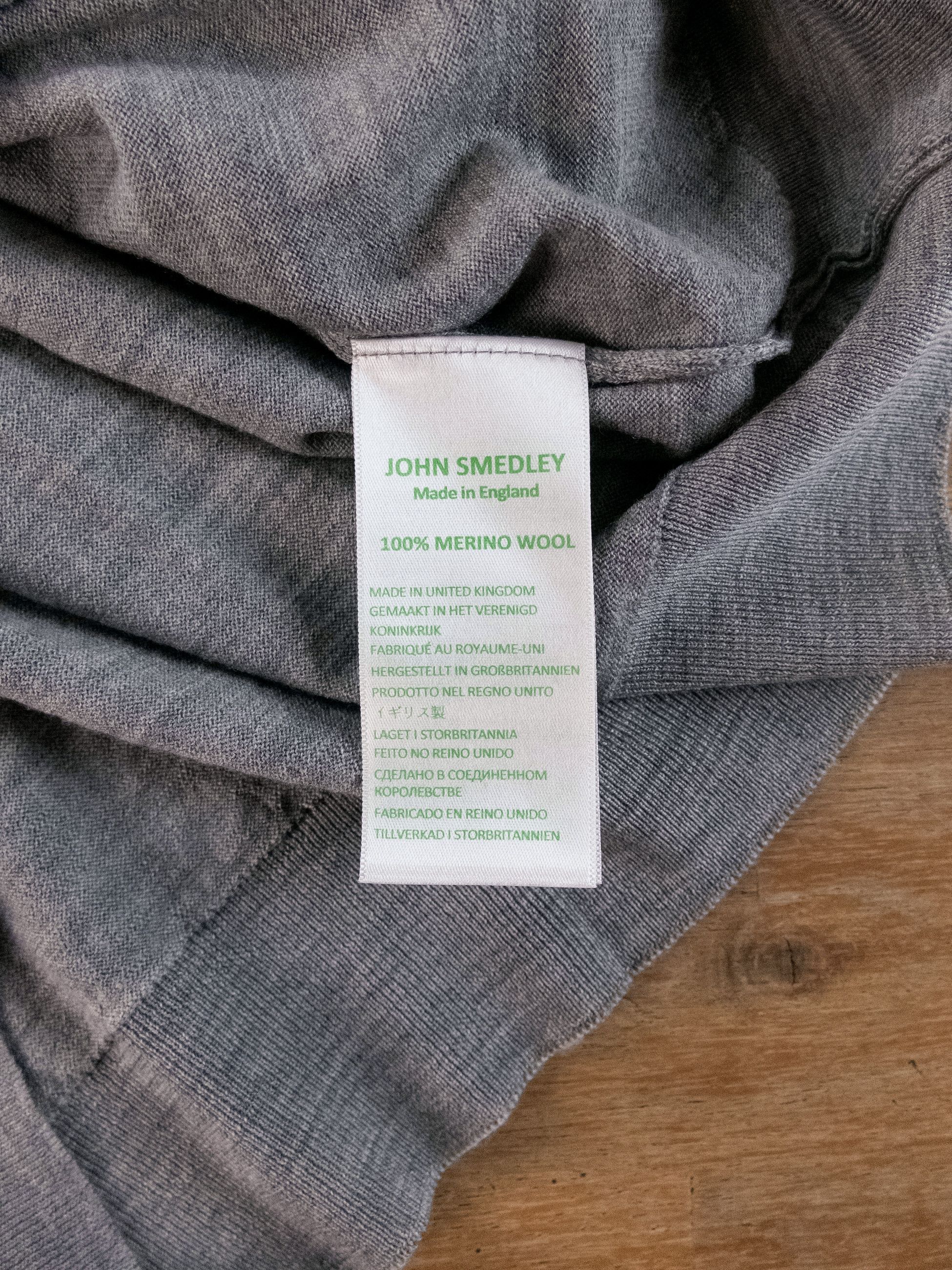 John Smedley JOHN SMEDLEY Harcourt solid gray merino wool sweater XXL Size US XXL / EU 58 / 5 - 5 Thumbnail