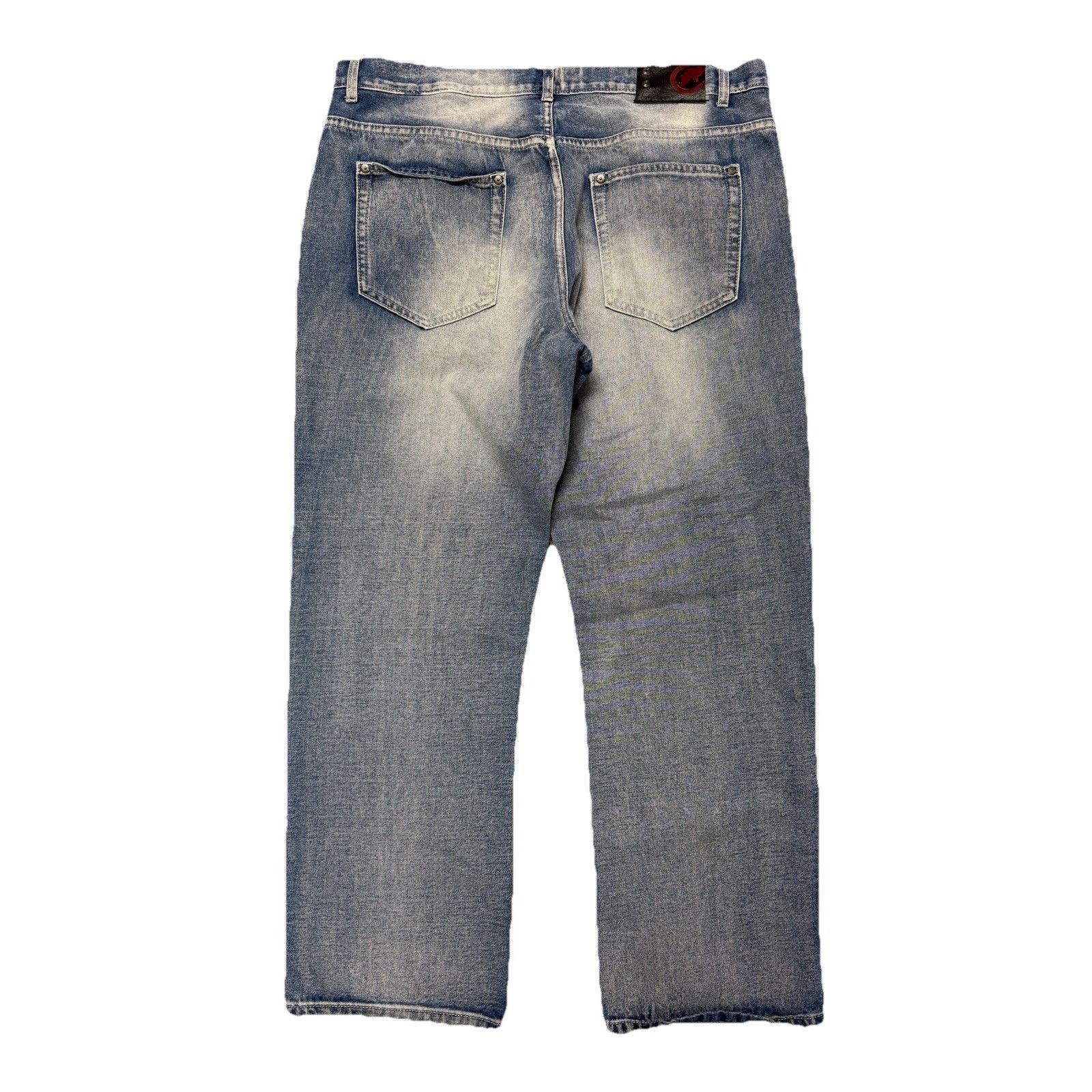 Ecko Unltd. × Vintage Ecko Unltd Baggy Y2K Jeans Mens 38x32 Blue Skate Grunge Size US 38 / EU 54 - 2 Thumbnail
