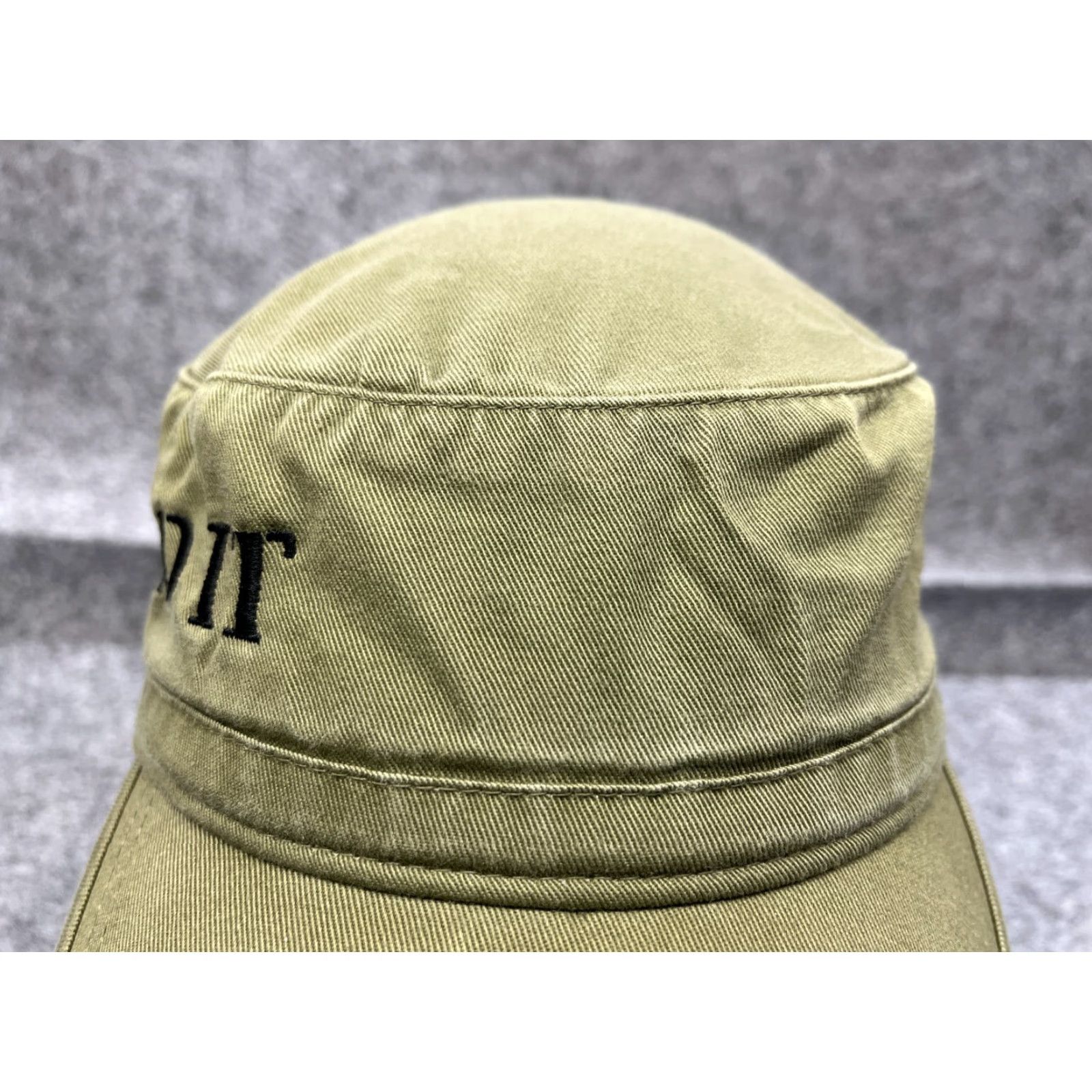 Vintage Econscious Army Cap Hat Adjustable Unisex One Size Green Cotton Casual Size ONE SIZE - 2 Thumbnail