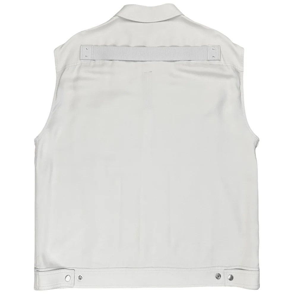 Rick Owens Rick Owens Jumbo Crepe Vest Oyster - SS21 Size US L / EU 52-54 / 3 - 4 Thumbnail