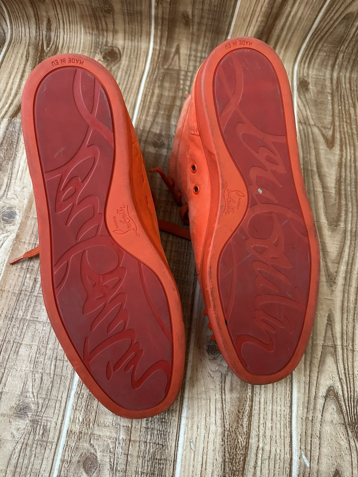 Christian Louboutin Christian Louboutin Louis Spikes Red Bottoms Sneakers Size US 11 / EU 44 - 21 Thumbnail