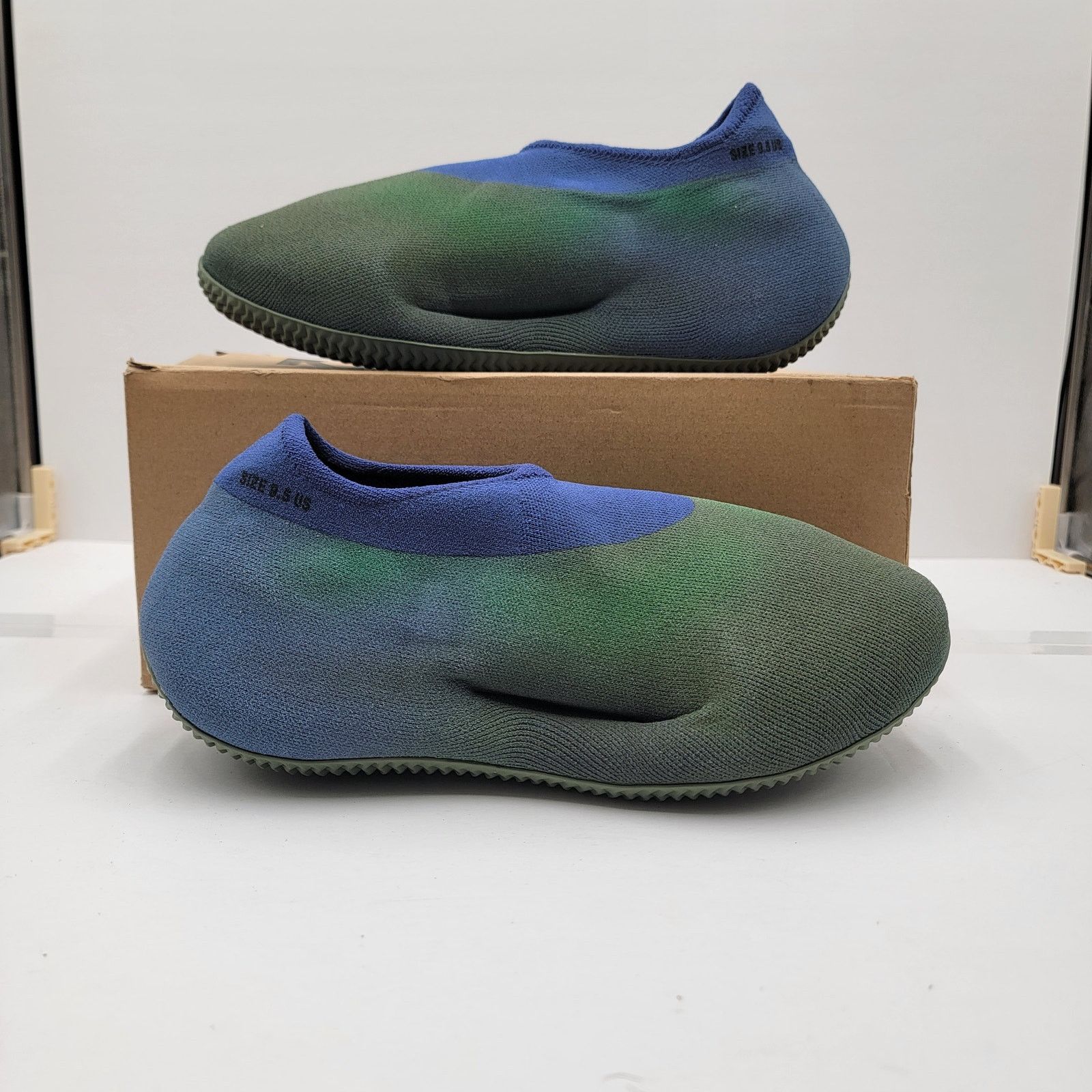 Adidas Adidas Yeezy Knit Runner 'Faded Azure' Mens Sz 9.5 FZ5907 Size US 9.5 / EU 42-43 - 1 Thumbnail