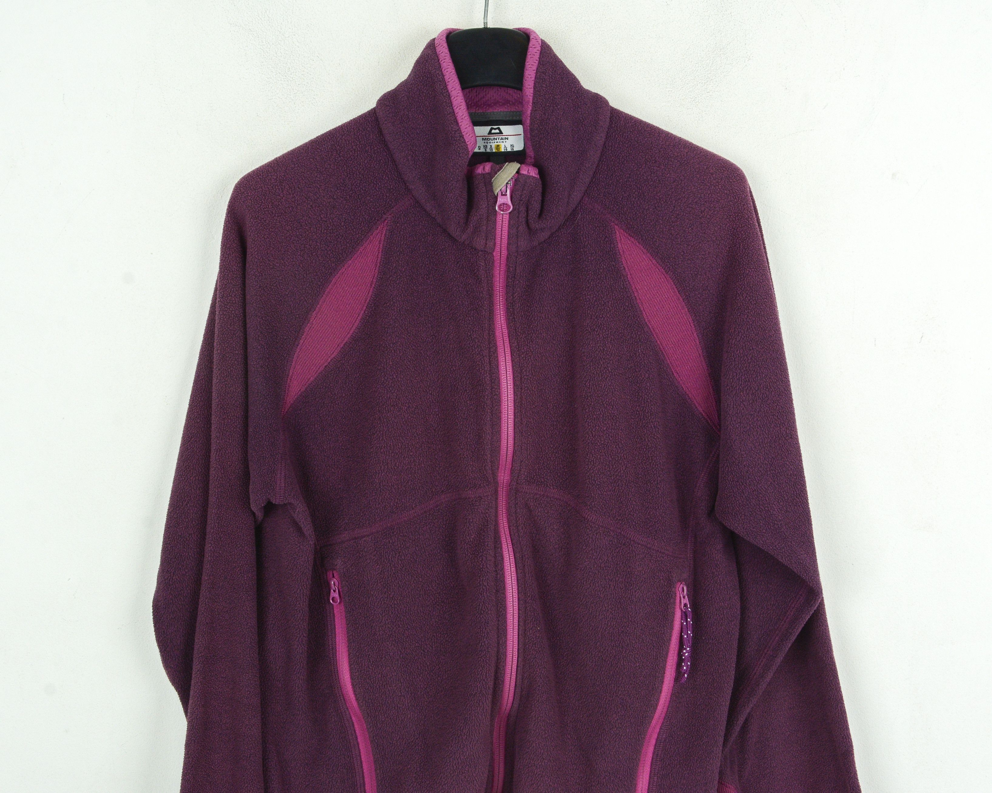 Mountain Equipment Polartec Women L Fleece Jumper Sweatshirt Purple Sweater Size L / US 10 / IT 46 - 2 Thumbnail