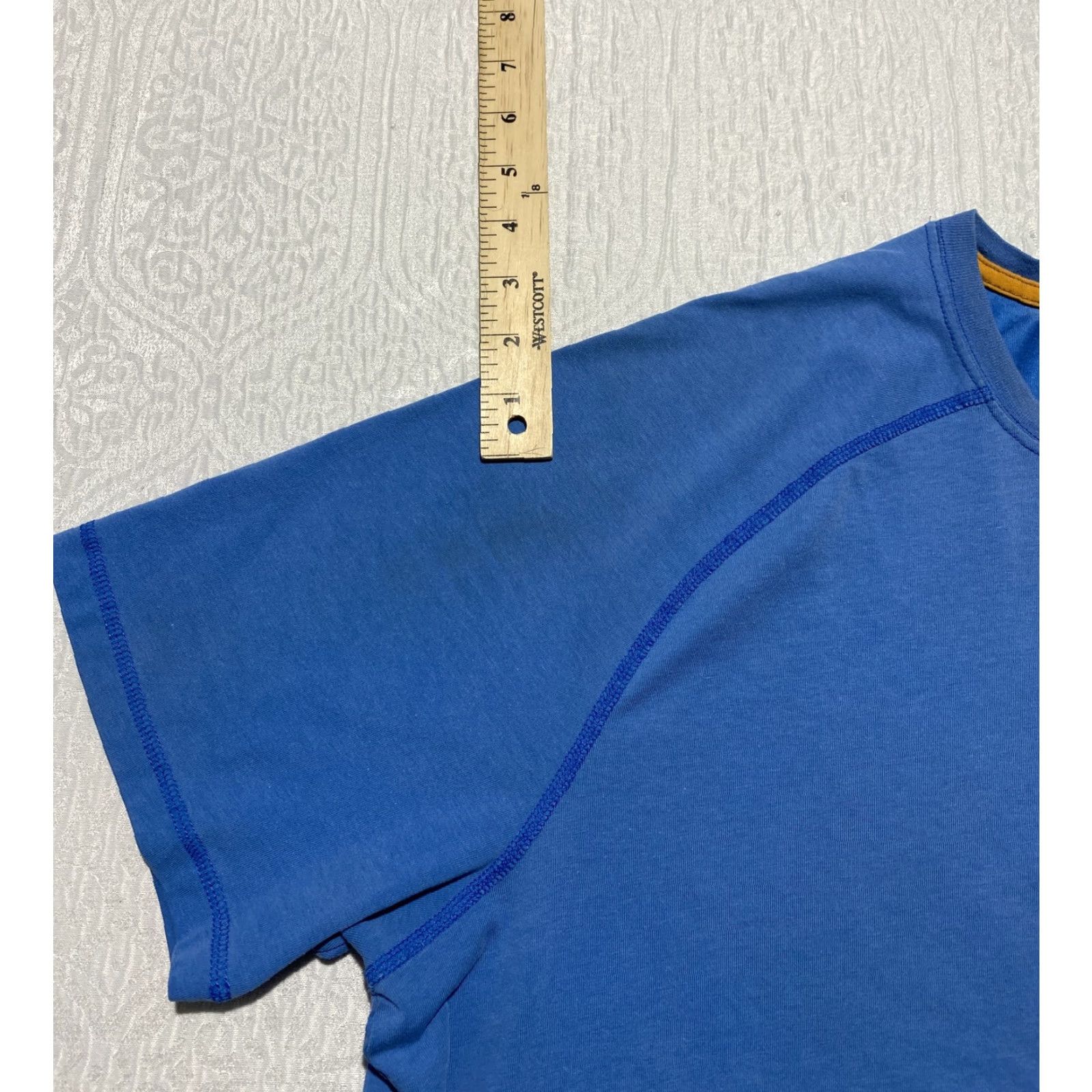 Carhartt Carhartt Shirt Mens Large Blue Relaxed Fit Pocket Workwear Crew Neck Tee T-Shirt Size US L / EU 52-54 / 3 - 2 Thumbnail