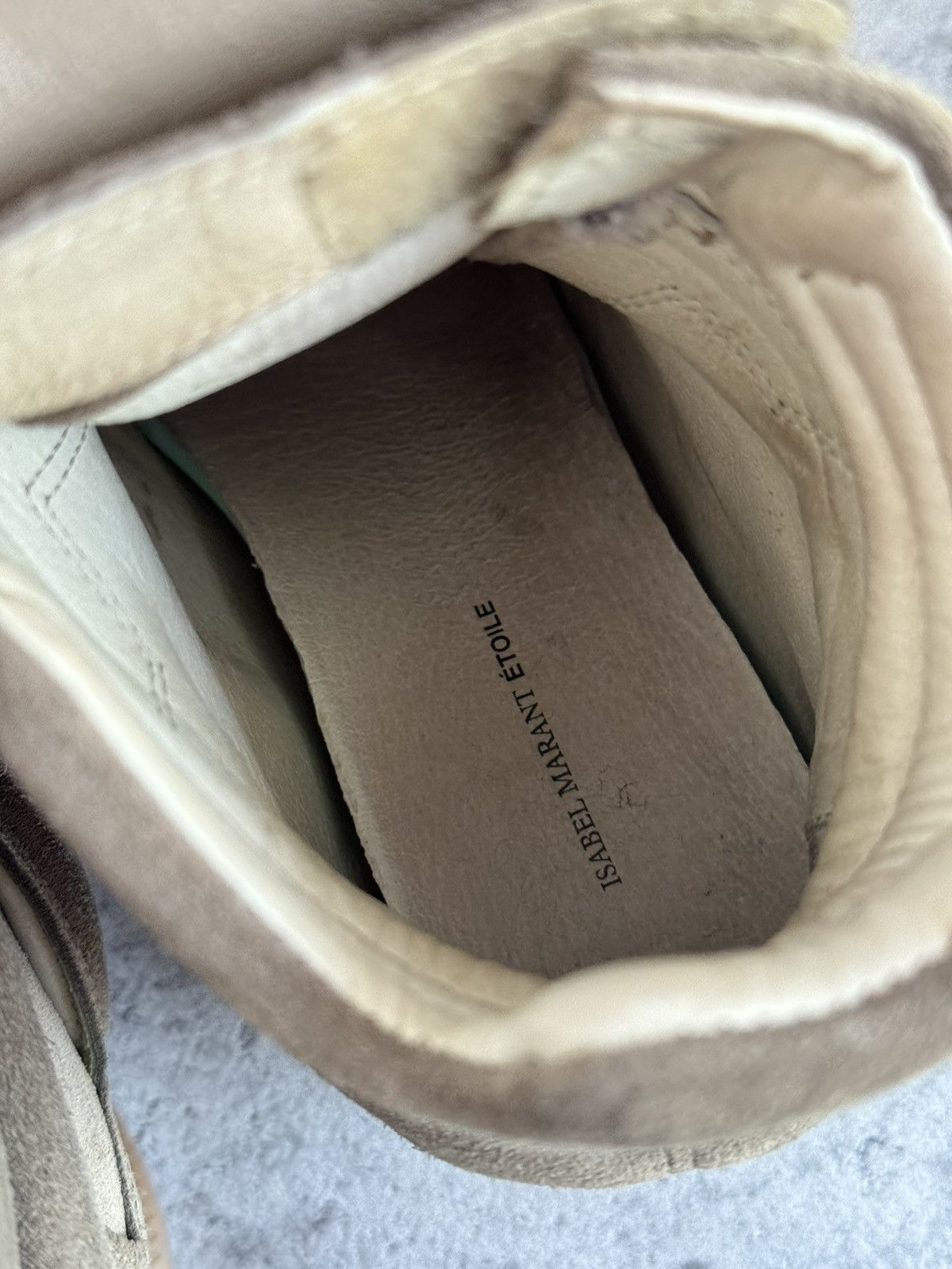 Isabel Marant Isabel Marant Bekett sneakers shoes Washed Biege Suede Wedge Size US 6 / IT 36 - 11 Thumbnail