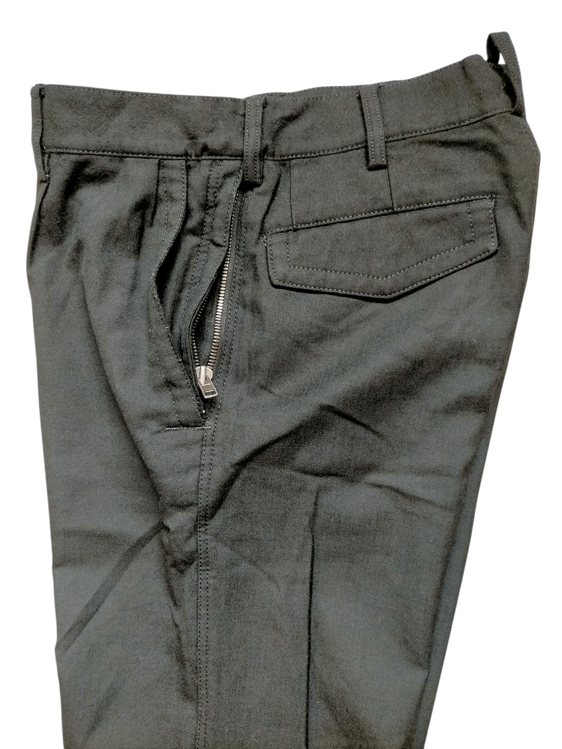 Yohji Yamamoto Y'S Yohji Yamamoto Rayon Wool Trouser Black Pants Size US 32 / EU 48 - 15 Thumbnail
