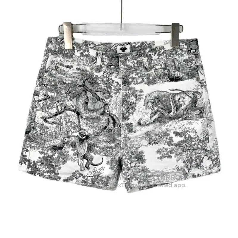Dior Dior Gray Cotton Women's Shorts . Size 22" - 1 Thumbnail